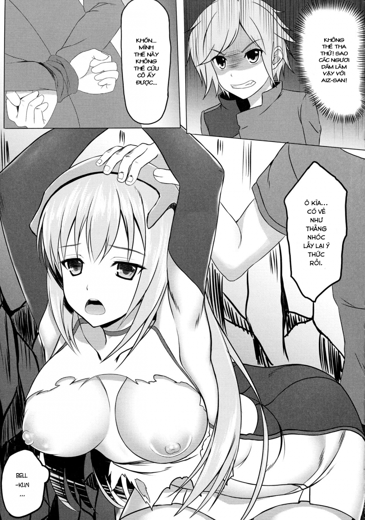 Đọc truyện hentai Dungeon de Aiz Wallenstein o Osou no wa Machigatteiru Darou ka - Oneshot