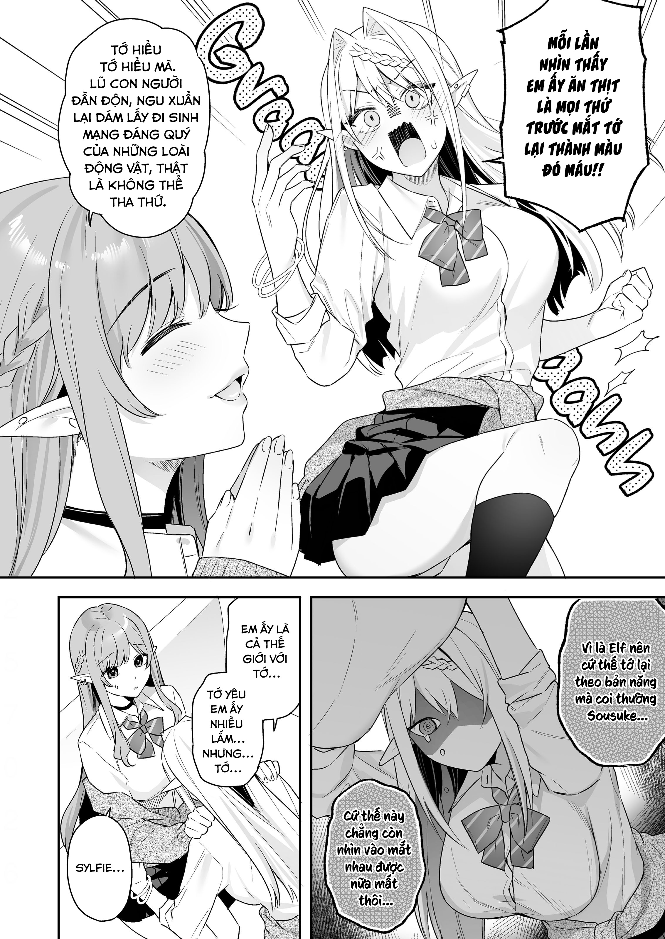 Đọc truyện hentai Nàng Elf ăn chay nhưng lại thèm thịt - Oneshot