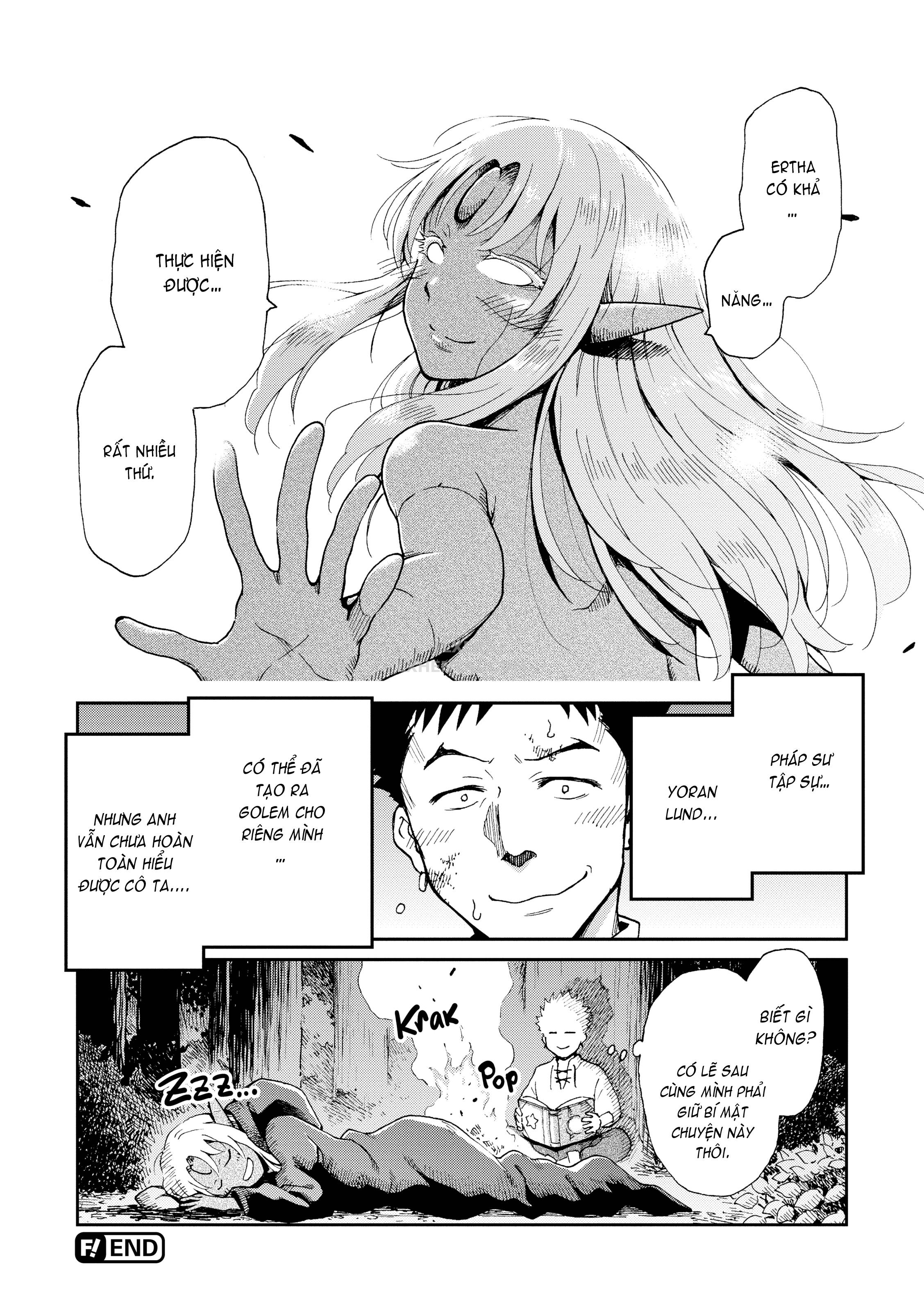 Đọc truyện hentai Monster Girls With a Need for Seed - Chap 11 - I Crafted a Golem to Make a Name for Myself as a Grand Sorcerer, but…