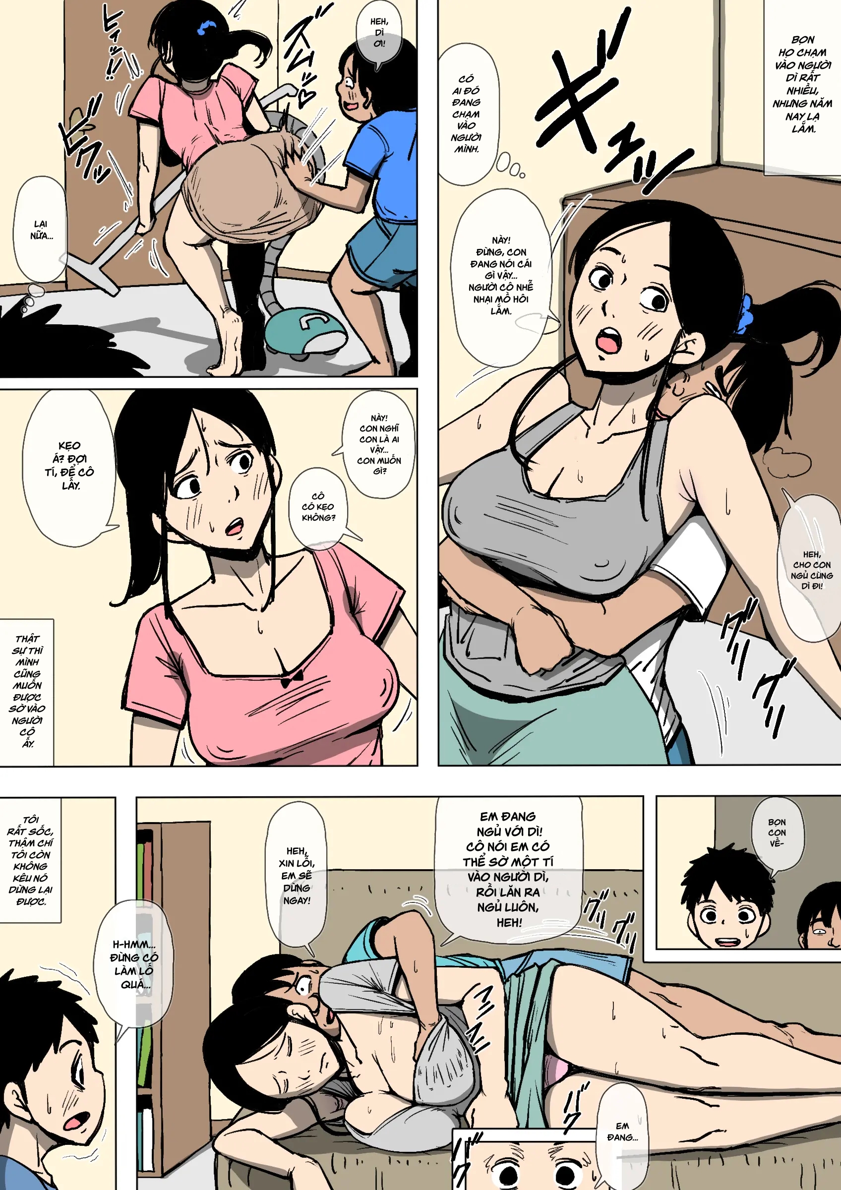 Đọc truyện hentai Họ làm tình với dì tôi - Oneshot