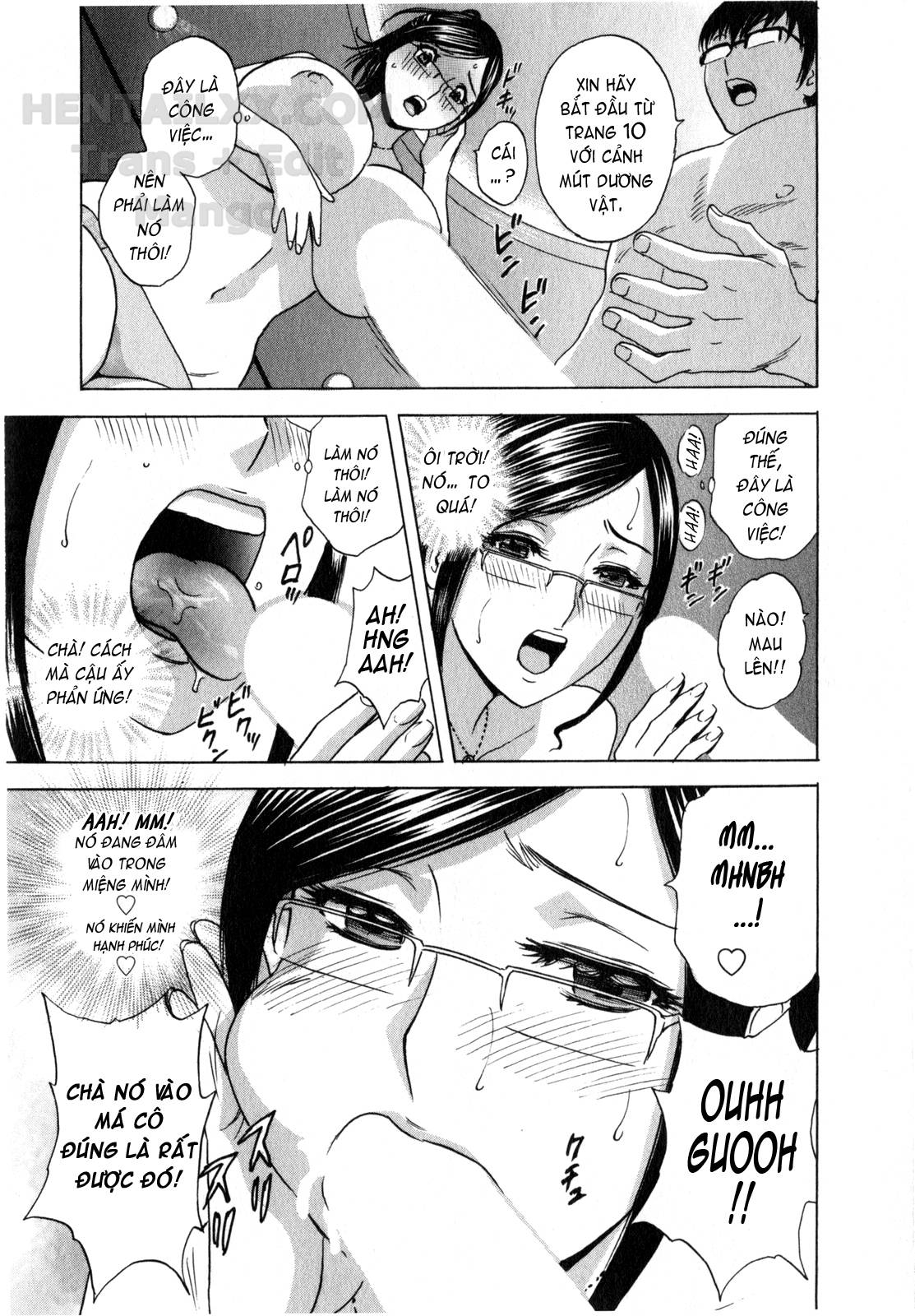 Đọc truyện hentai Life With Married Women Just Like A Manga - Chap 11