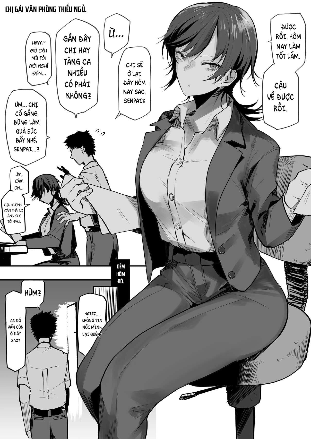 Đọc truyện hentai Chị gái văn phòng thiếu ngủ - Oneshot