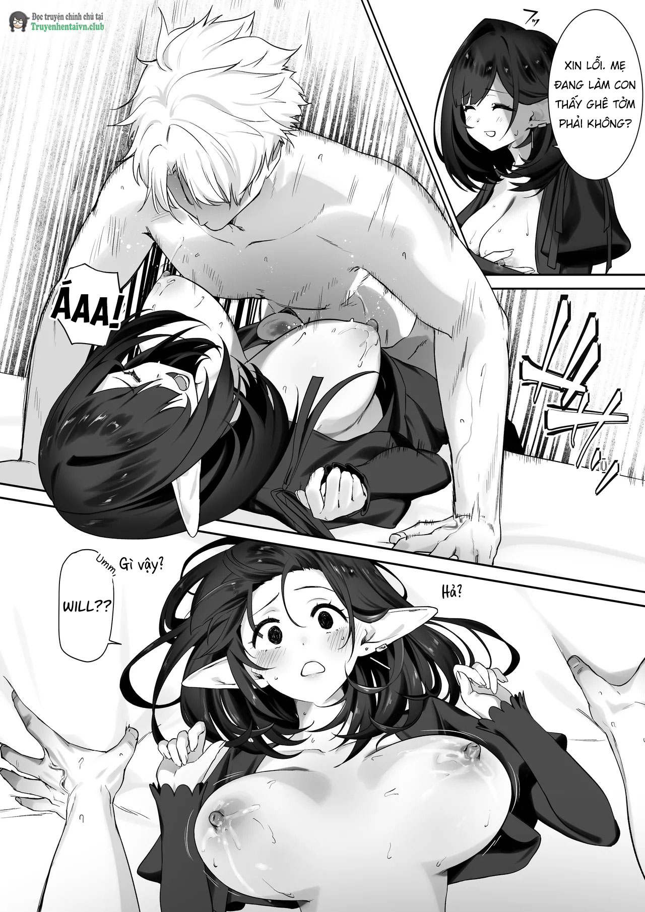 Đọc truyện hentai Elf no Milk de Otona ni Narimashita - Oneshot
