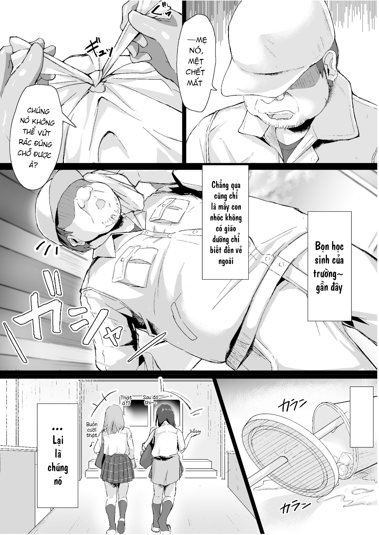 Đọc truyện hentai Namaiki na ♀ o Oji-san ga Wakaraseta Hi - Oneshot