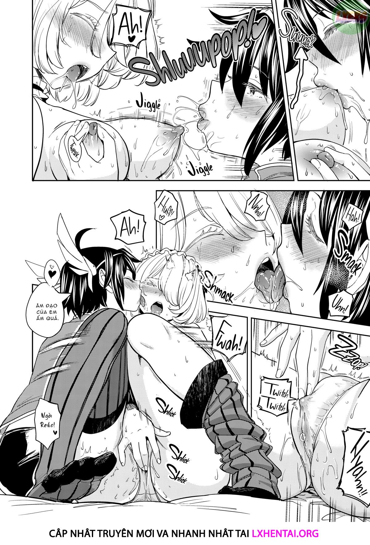 Đọc truyện hentai Tái sinh thành một nữ anh hùng có 5 người vợ quỷ - Chap 4