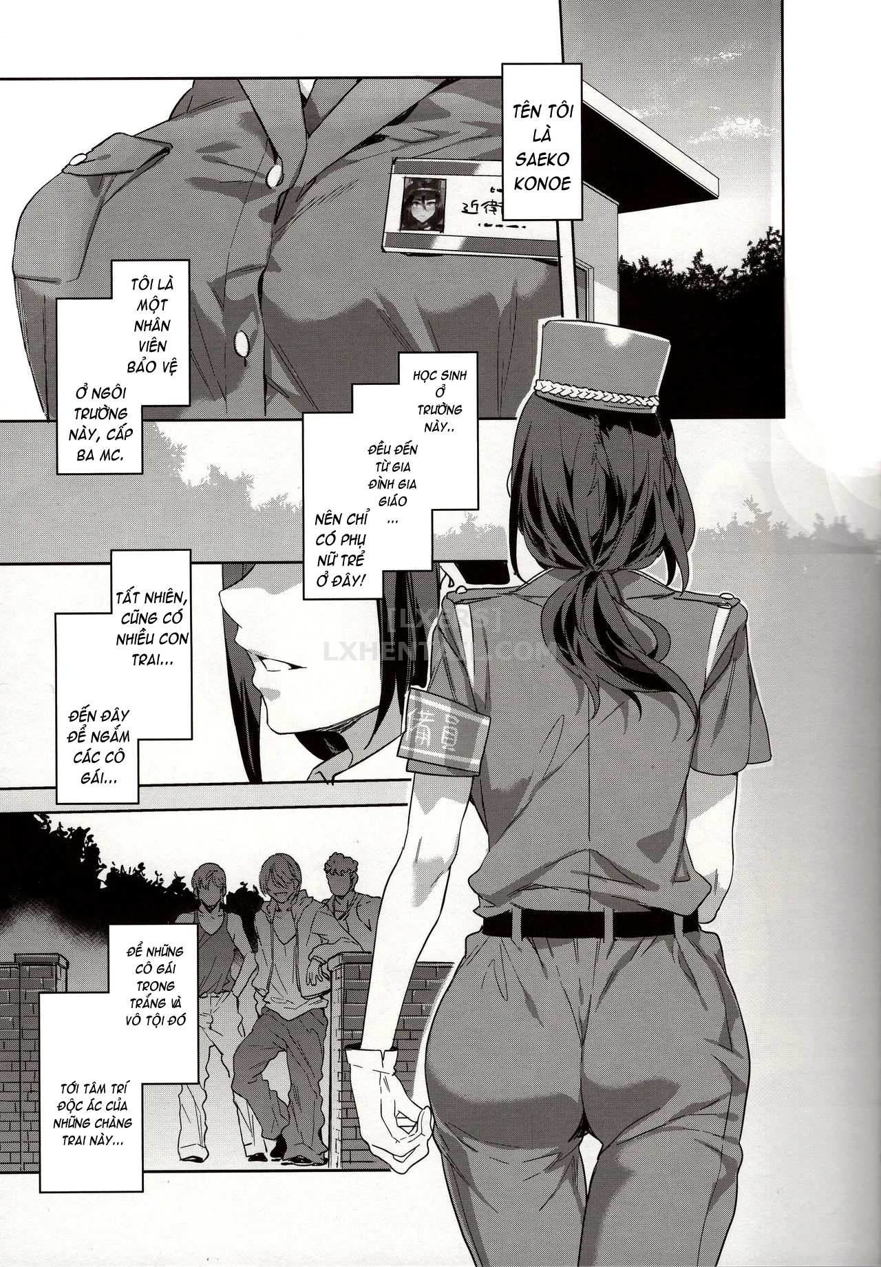 Đọc truyện hentai MC Gakuen Nana Jigenme - Oneshot