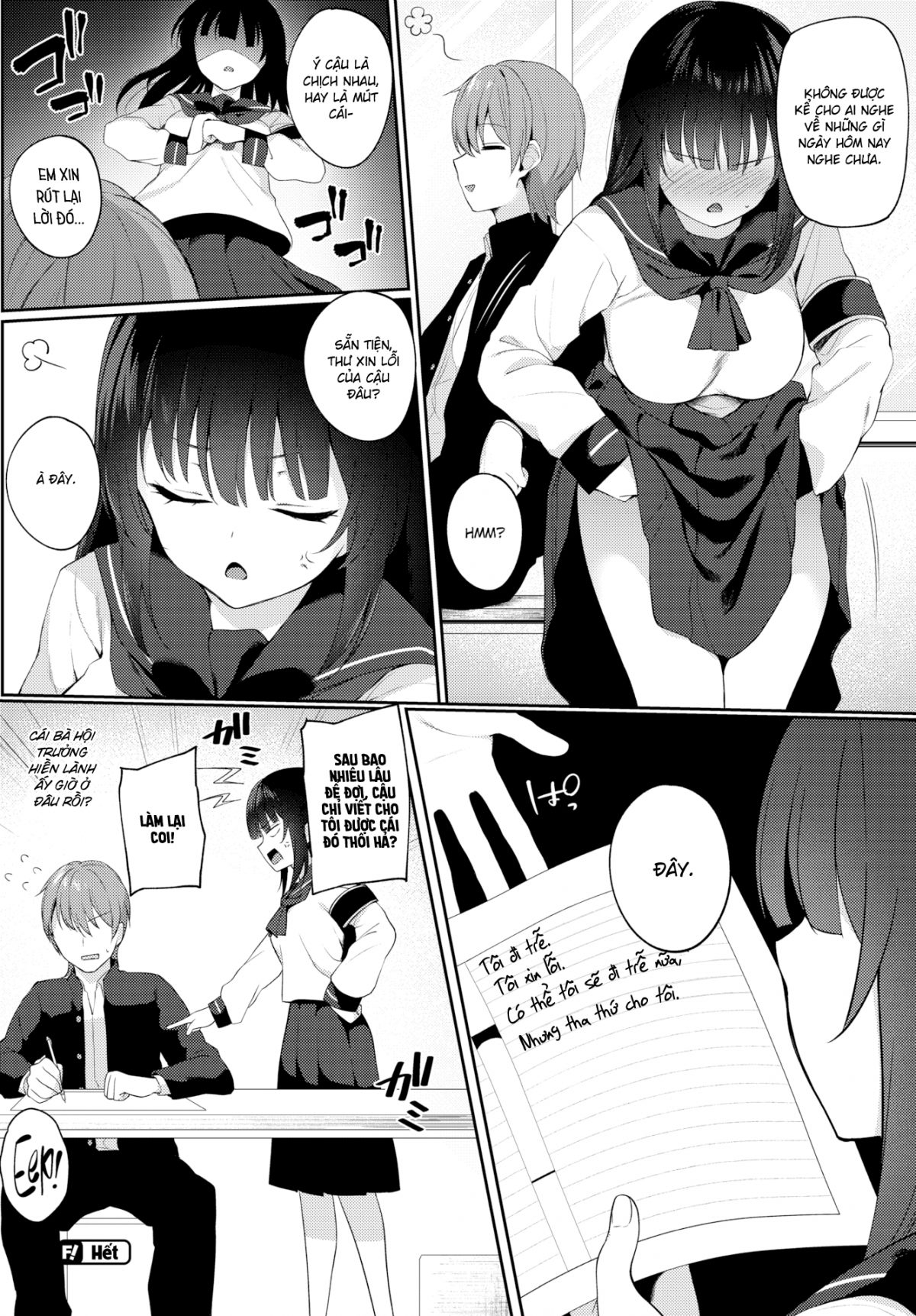 Đọc truyện hentai Điều Gì Nằm Giữa Hai Màu Đen & Trắng? - Oneshot