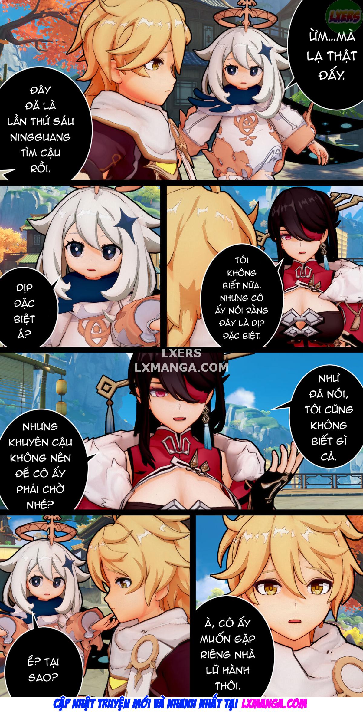 Đọc truyện hentai Lời tri ân đặc biệt của Ningguang - Oneshot