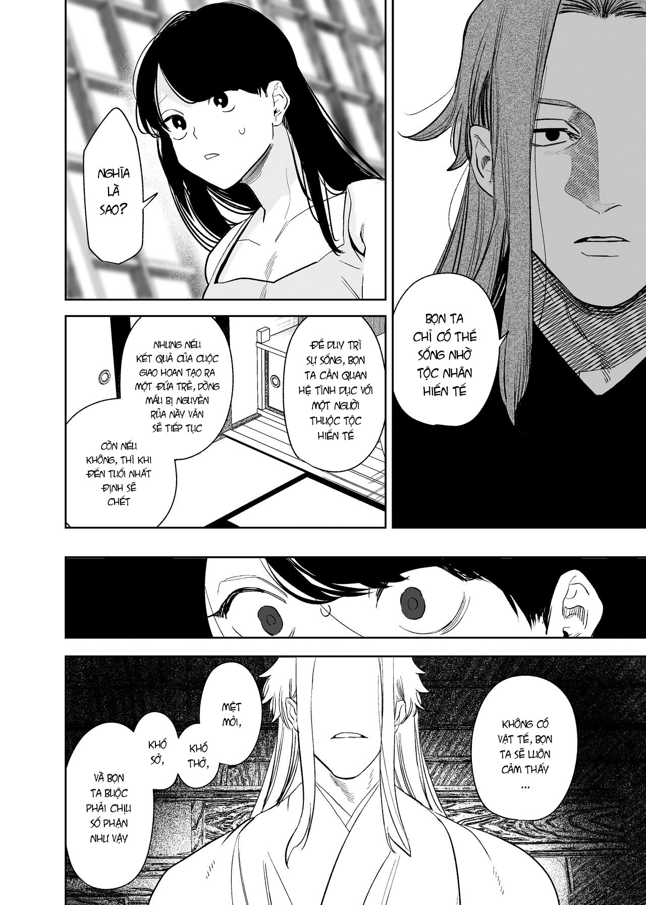 Đọc truyện hentai Hậu duệ ma thần và trinh nữ hiến thân - Chap 2