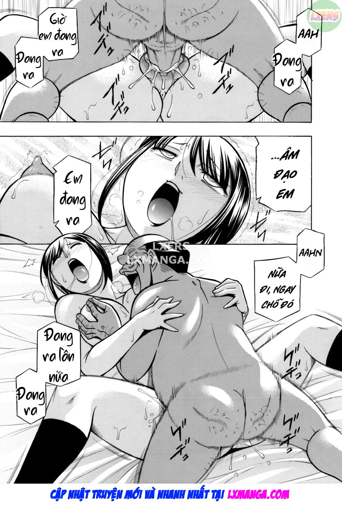 Đọc truyện hentai Nữ giáo viên dâm đãng và em học sinh may mắn - Chap 7