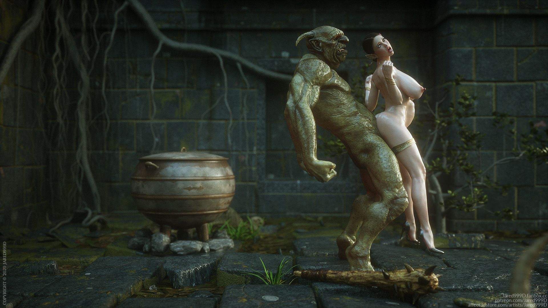 Đọc truyện hentai Elf Slave - Chapter 7: Double Trouble