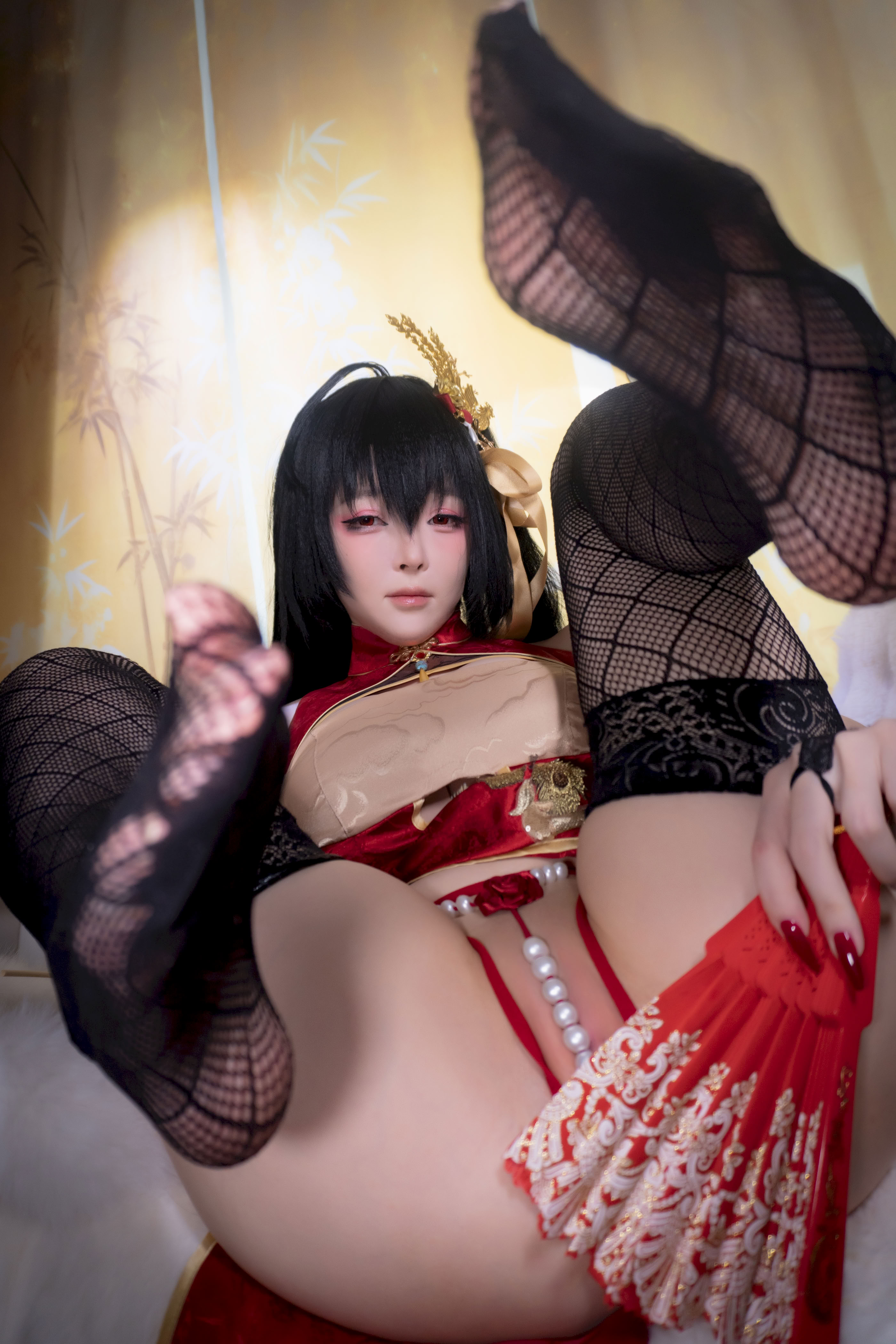 Đọc truyện hentai Tuyển tập Albums siêu phẩm Cosplay - Chap 1411 - Yi Xiaoyangze Dafeng Cheongsam