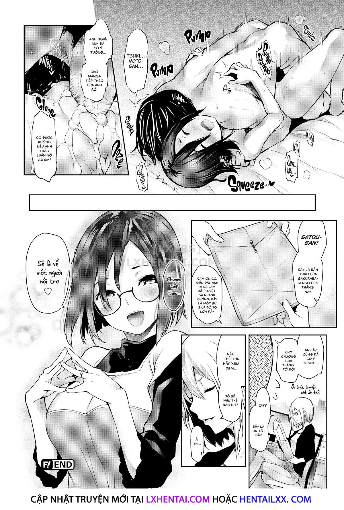 Đọc truyện hentai Azato Making Plus - Chap 3 - Newbie Editor Tsukimoto-san