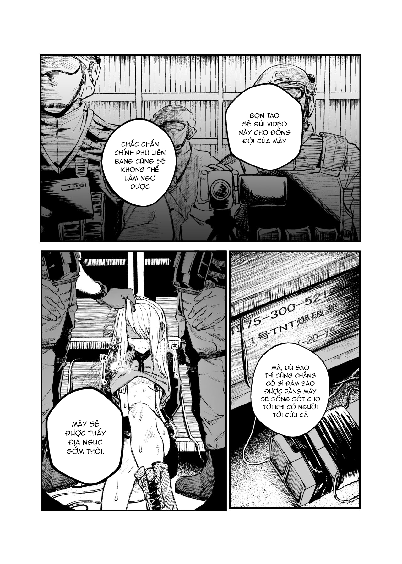 Đọc truyện hentai Thiếu nữ quân nhân thua trận - Oneshot