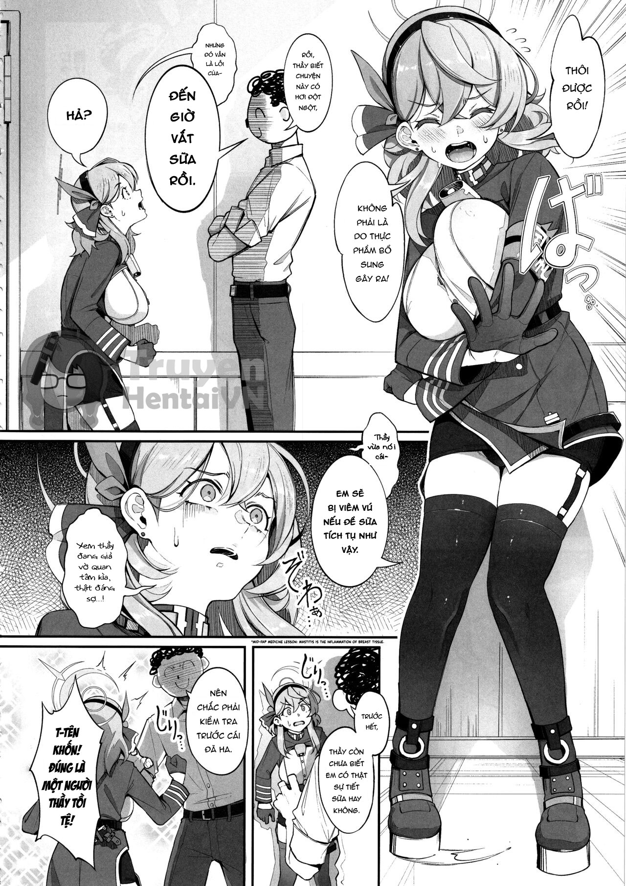 Đọc truyện hentai Gehenna no Meushi | The Cow of Gehenna (Blue Archive) - Oneshot