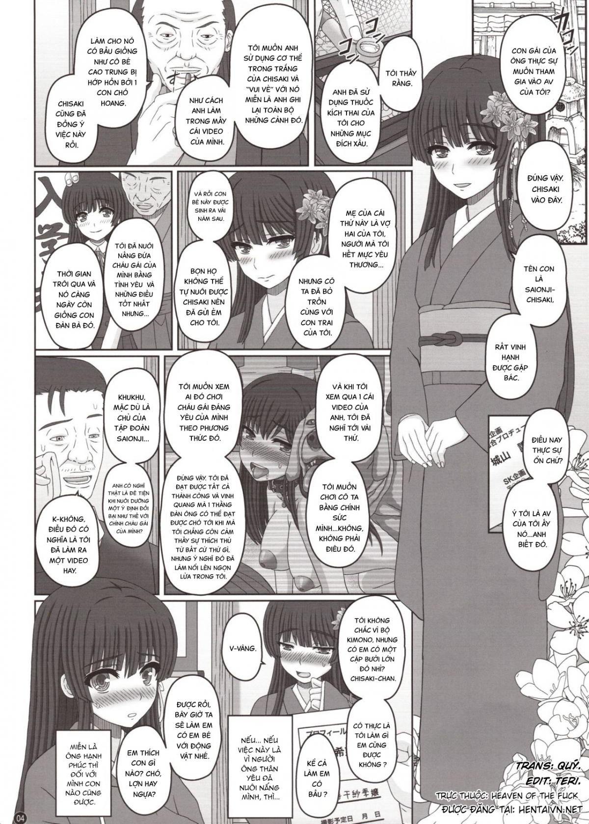 Đọc truyện hentai Shiawase Kyouwakoku (Shiawase no Katachi) - Oneshot