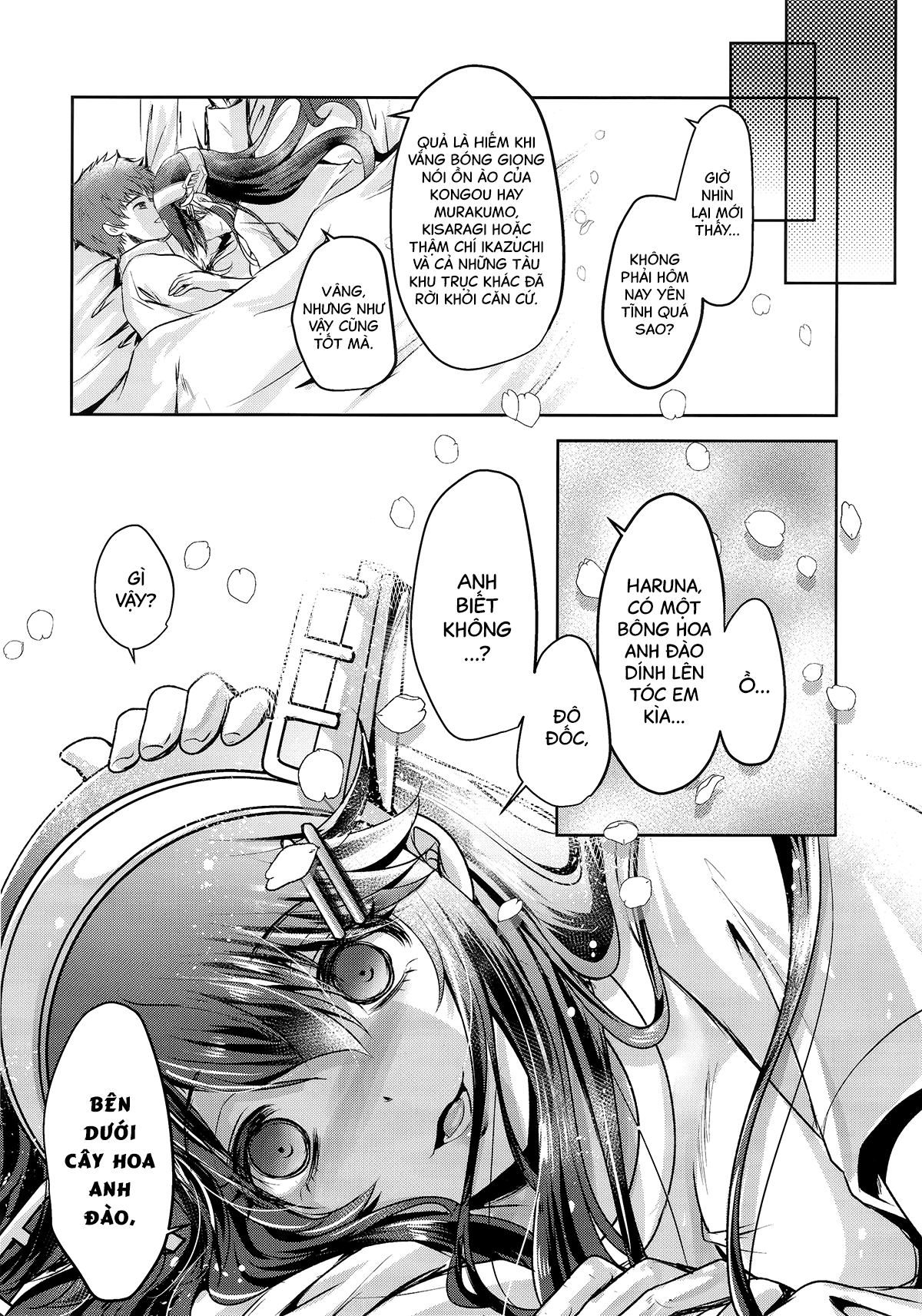 Đọc truyện hentai Chinjufu no sakura to T-shirt no Haruna - Oneshot