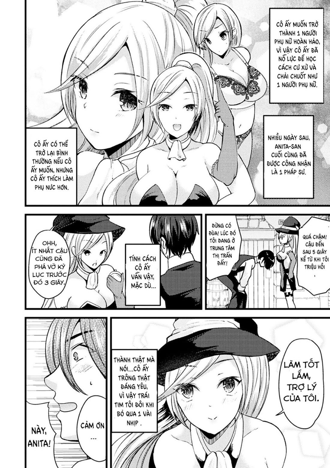 Đọc truyện hentai Turn Into A Woman And Become A Female Mage - Oneshot