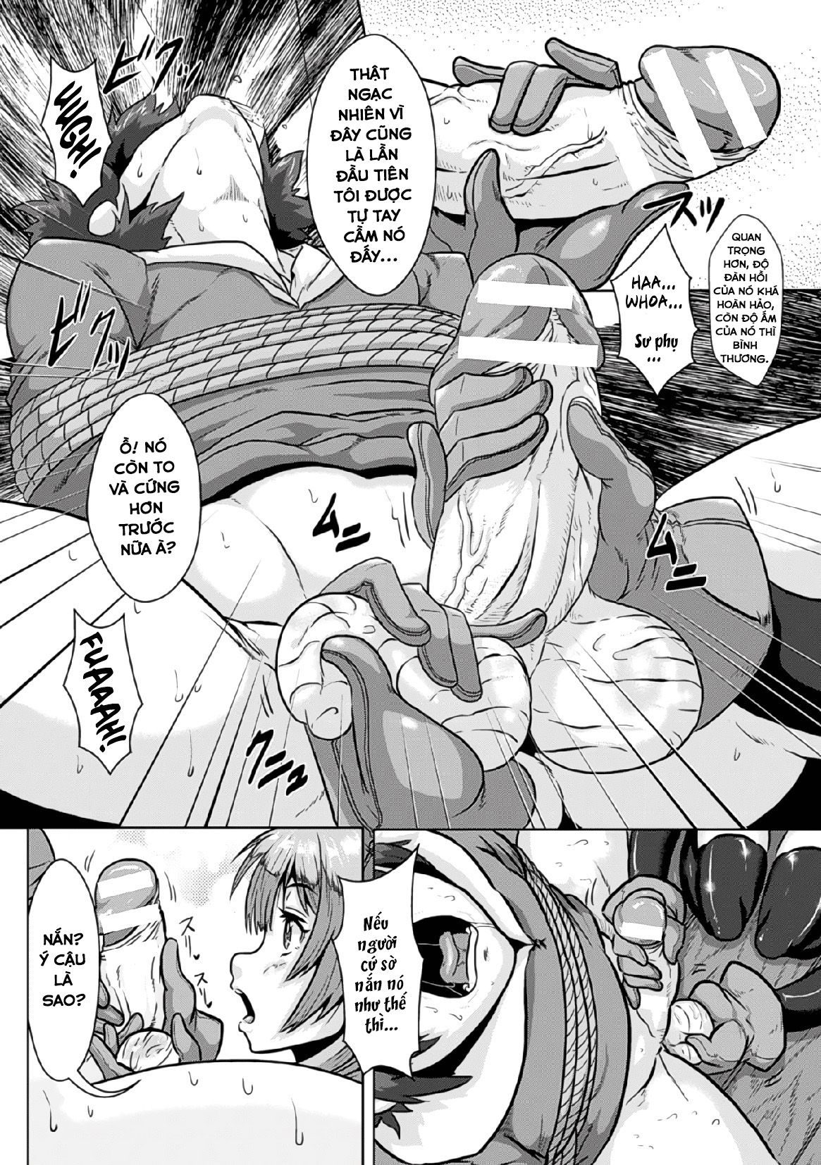 Đọc truyện hentai Binding Balls with Alchemy!? Squeezing Ripe Raw Material Difficulty Level A - Oneshot