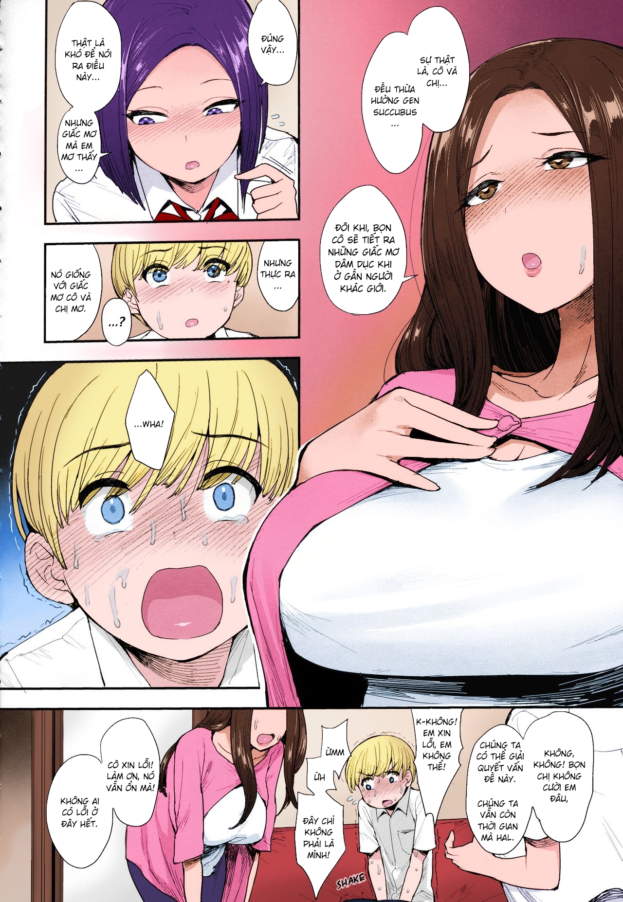 Đọc truyện hentai Hàng xóm là succubus - Oneshot