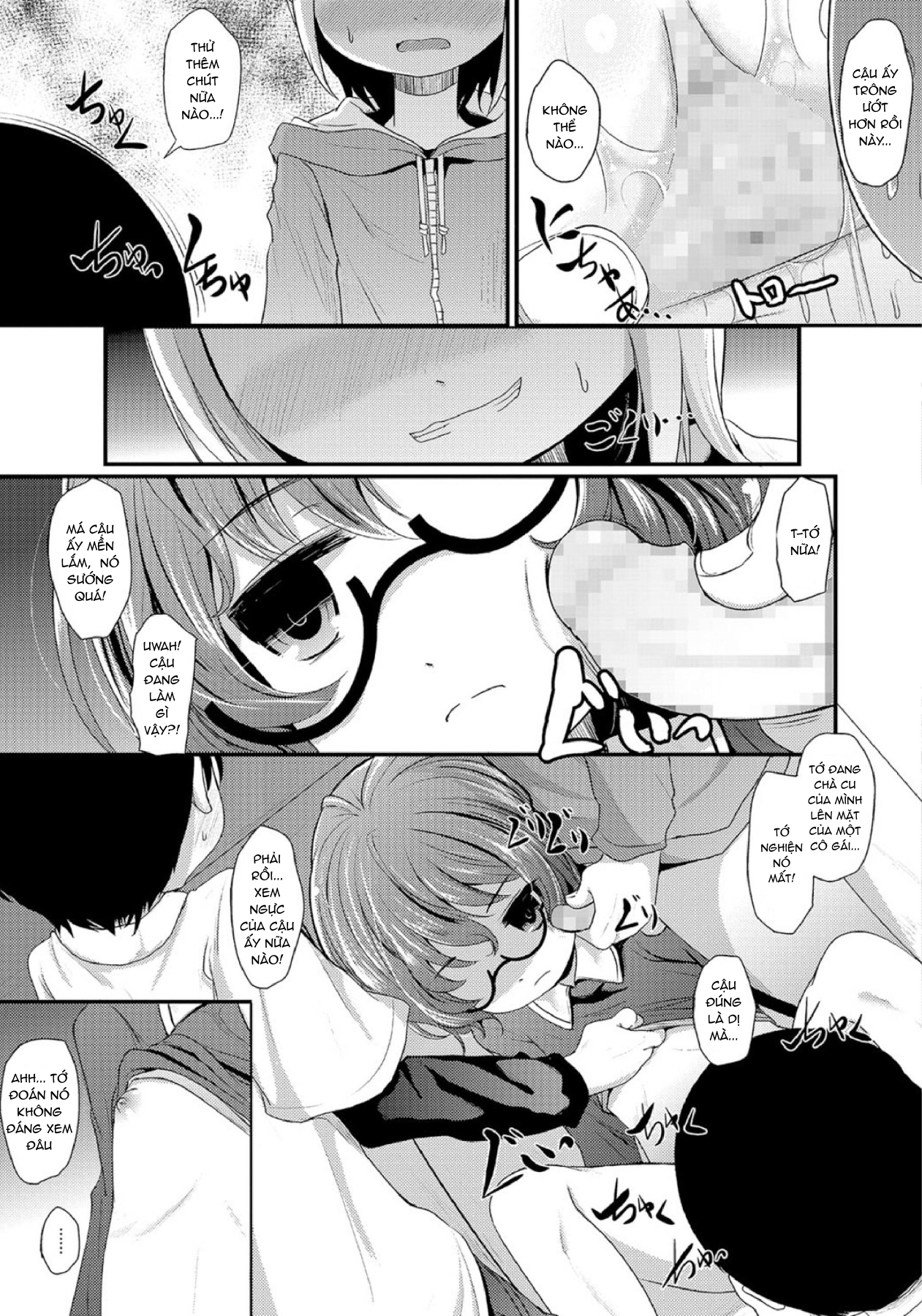 Đọc truyện hentai Force Fucking a Timid Glasses Wearing Loli With My Big Cock - Chap 3