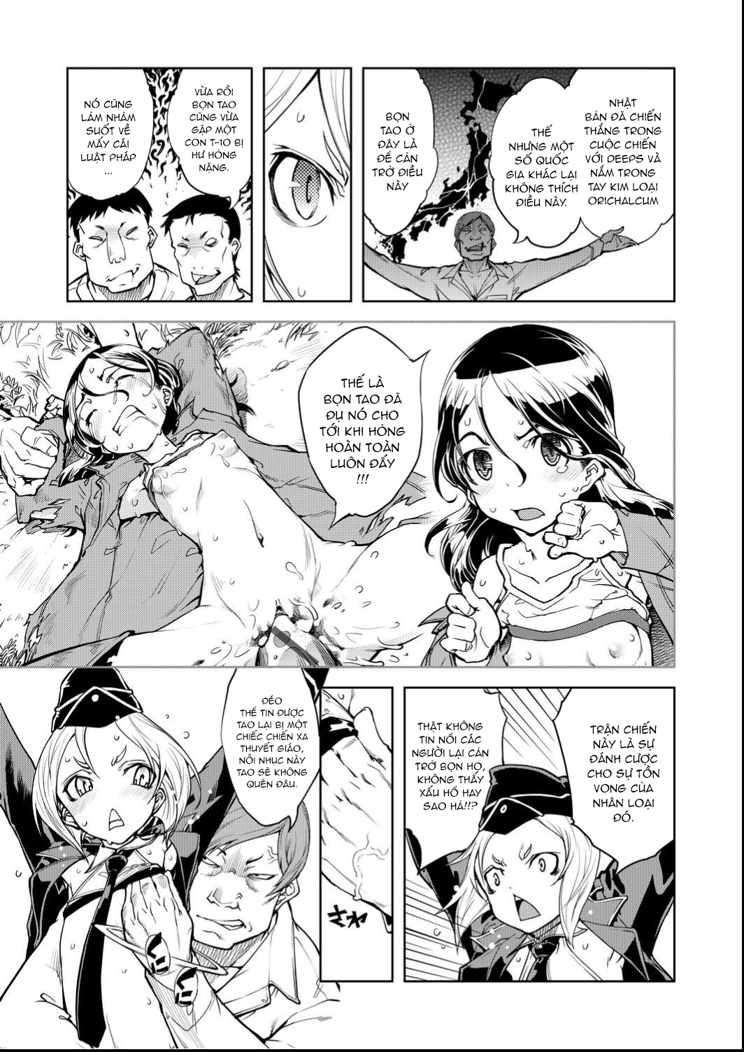 Đọc truyện hentai Những thiếu nữ chiến xa - Chiến tuyến số 2