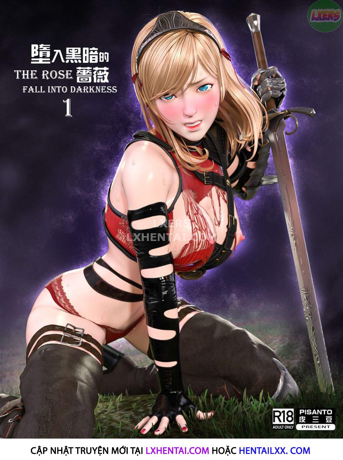 Đọc truyện hentai The Rose Fall Into Darkness - Chap 1