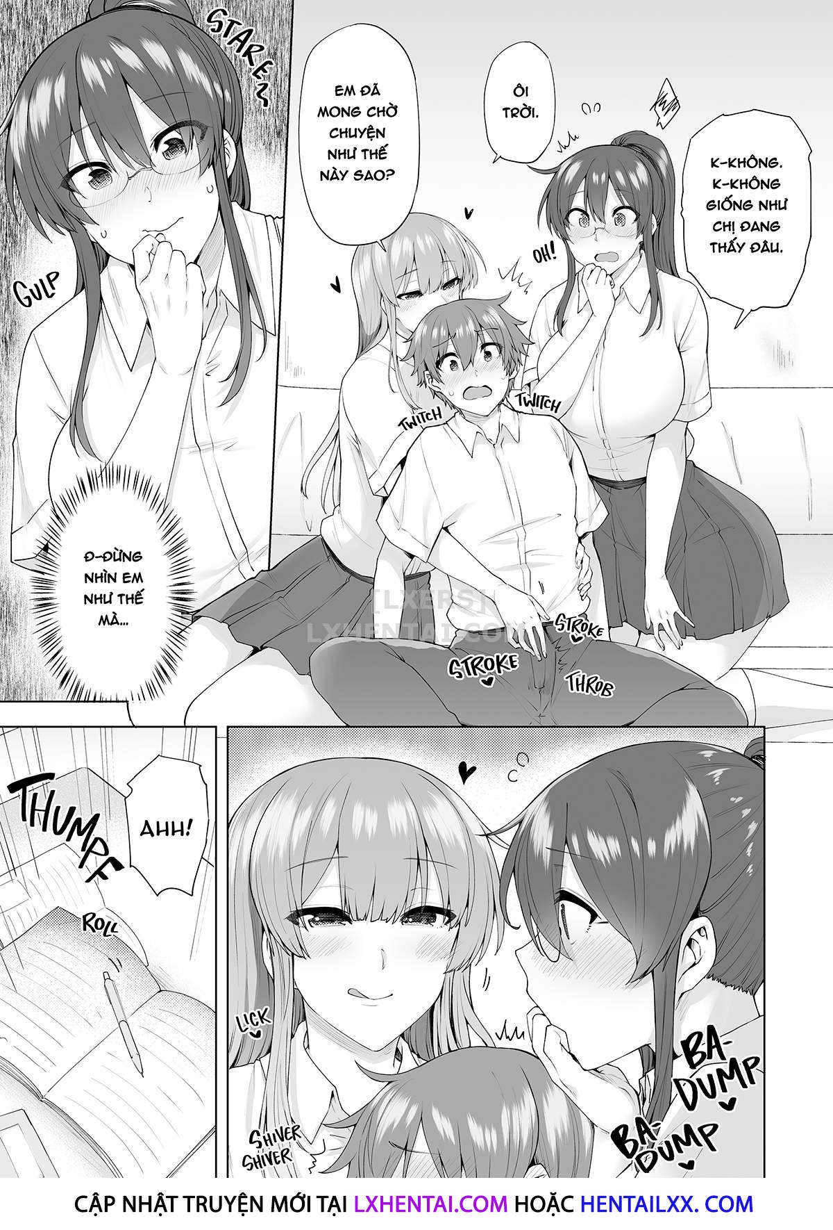 Đọc truyện hentai Onee-chan no Wasuremono o Todoke ni Kita Hazu nanoni - Chap 3 - Away Game