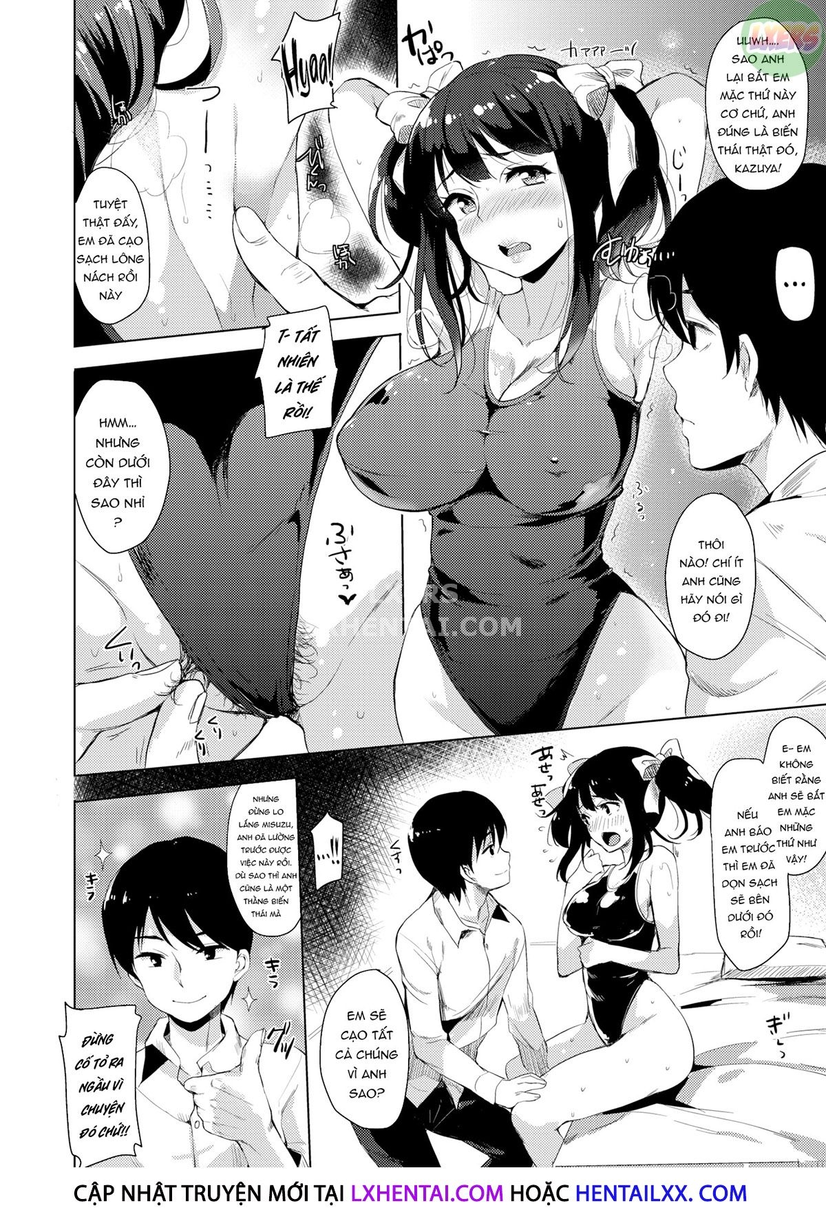 Đọc truyện hentai Buổi làm tình đáng nhớ với bạn gái mặc áo tắm - Oneshot