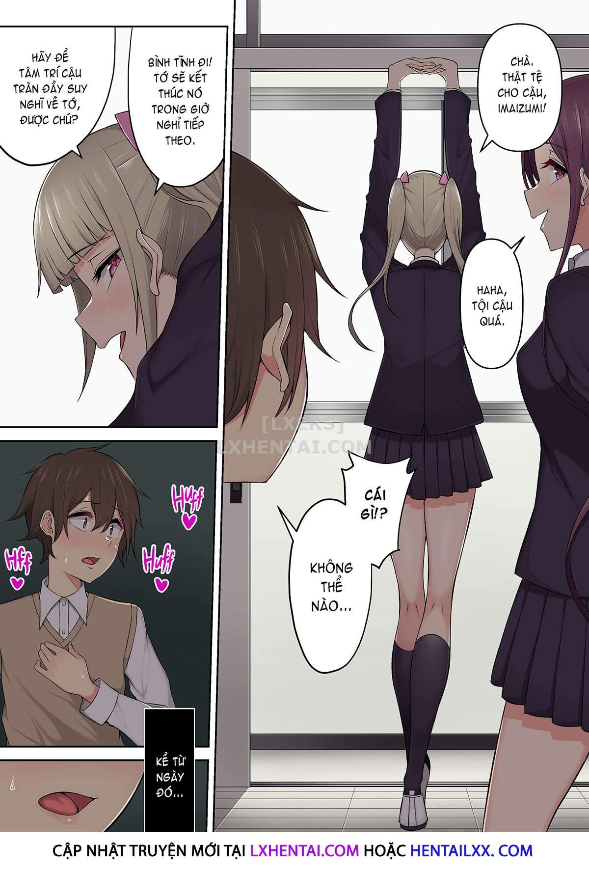 Đọc truyện hentai Imaizumi đưa cả bầy Gyaru về nhà mình - Chap 3