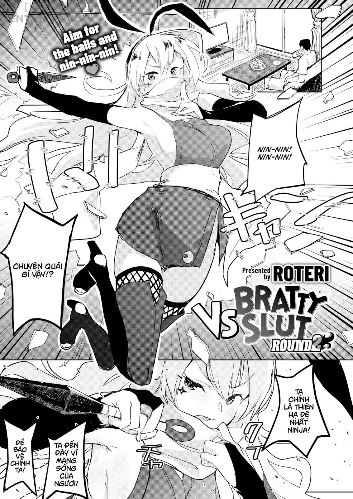 Đọc truyện hentai VS Bratty Slut - Chap 2