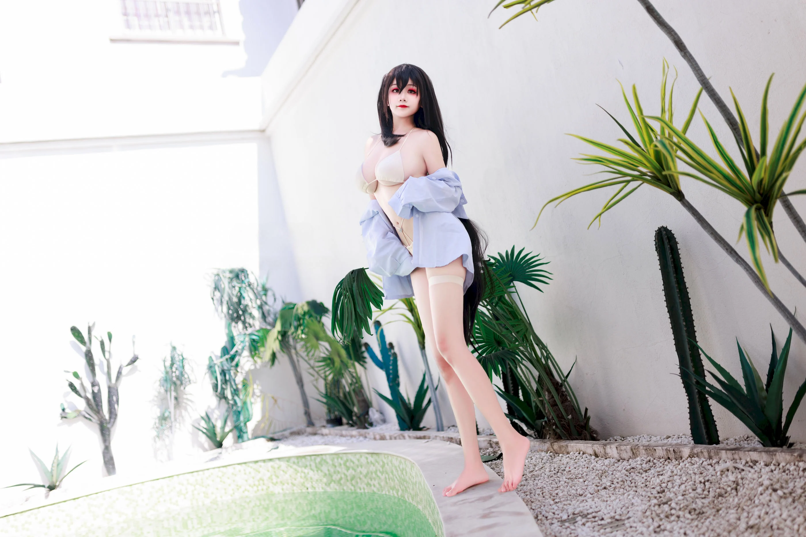 Đọc truyện hentai Tuyển tập Albums siêu phẩm Cosplay - Chap 1441 - Axue_yuki - Azur Lane Taihou Swimsuit