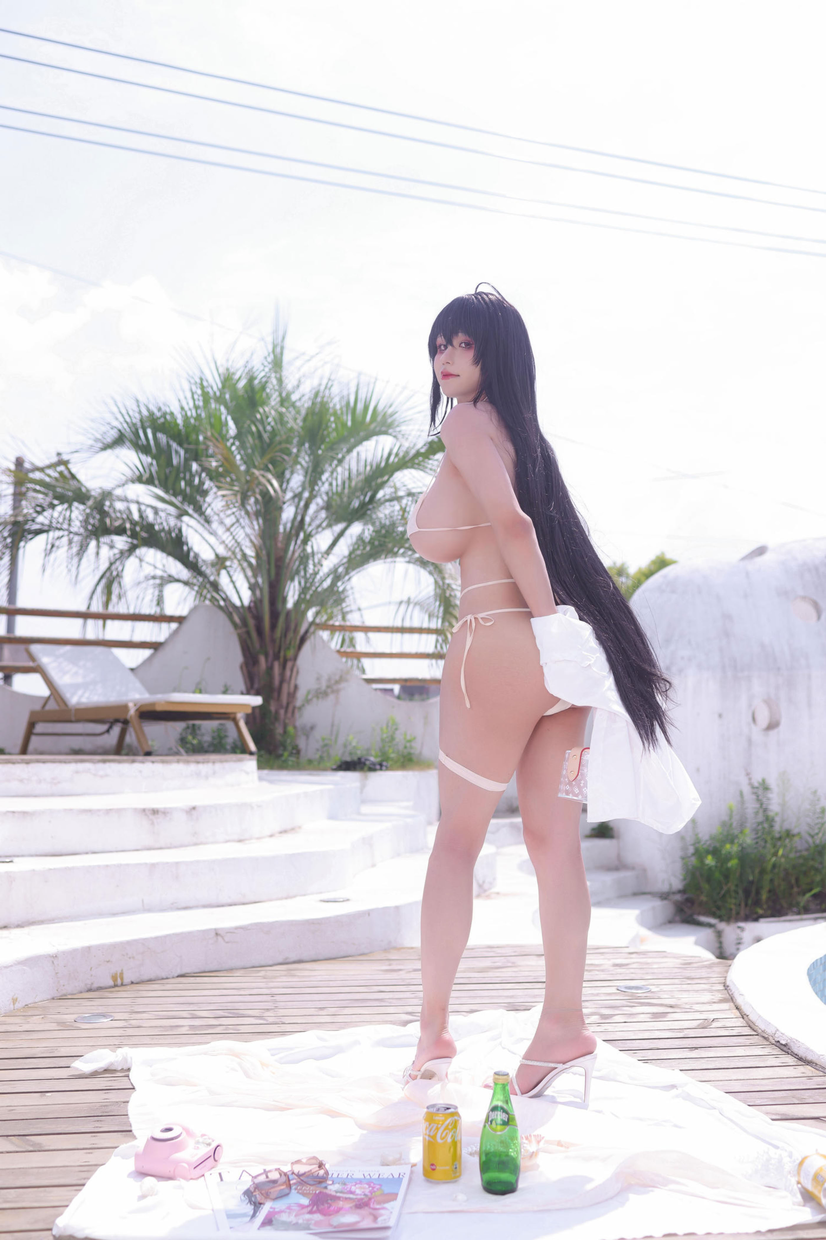 Đọc truyện hentai Tuyển tập Albums siêu phẩm Cosplay - Chap 1343 - Sakura Full of Time - Azur Lane Taihou Swimsuit