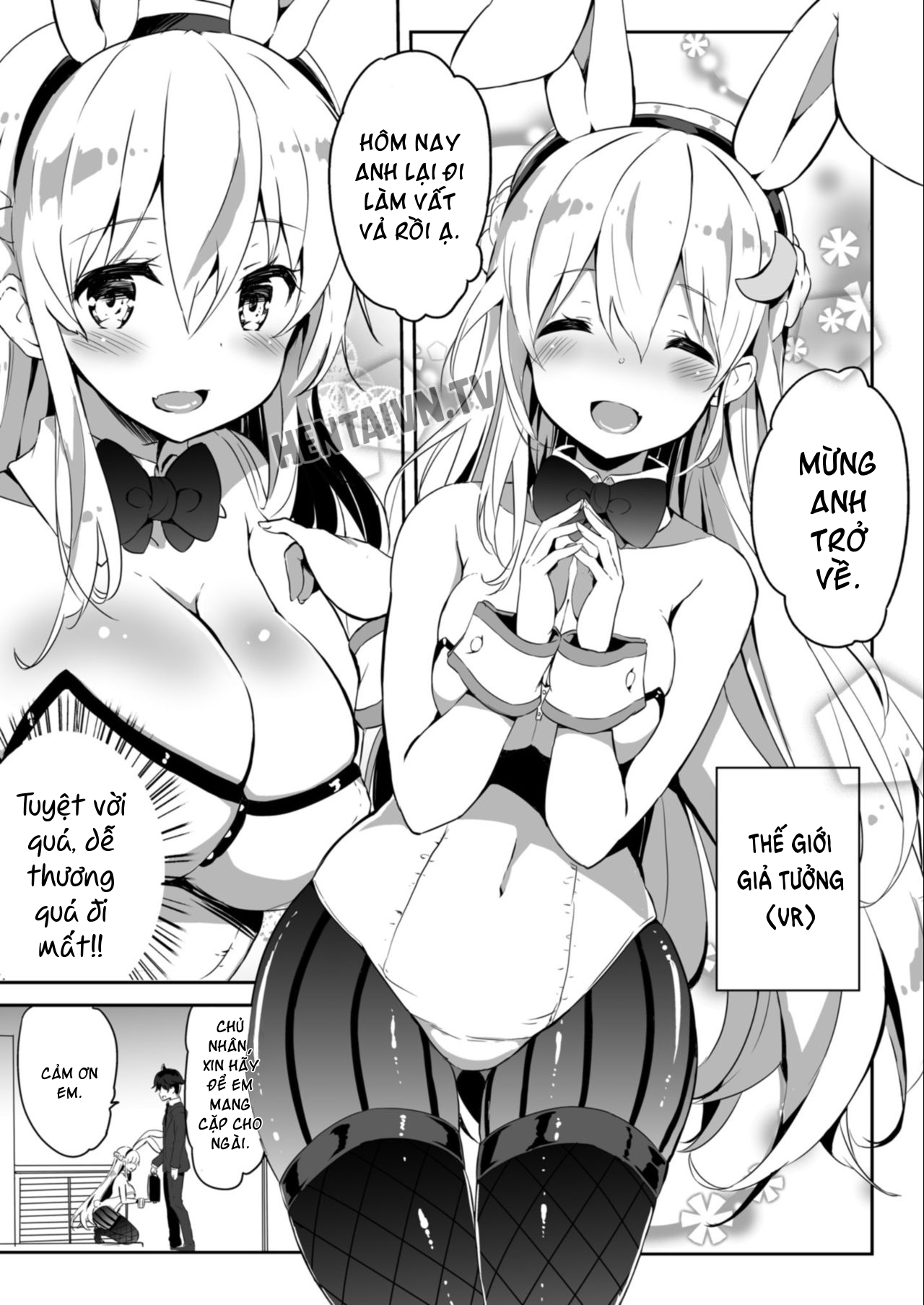 Đọc truyện hentai VR dakedo Amaetai - 1 shot cute vãi cức