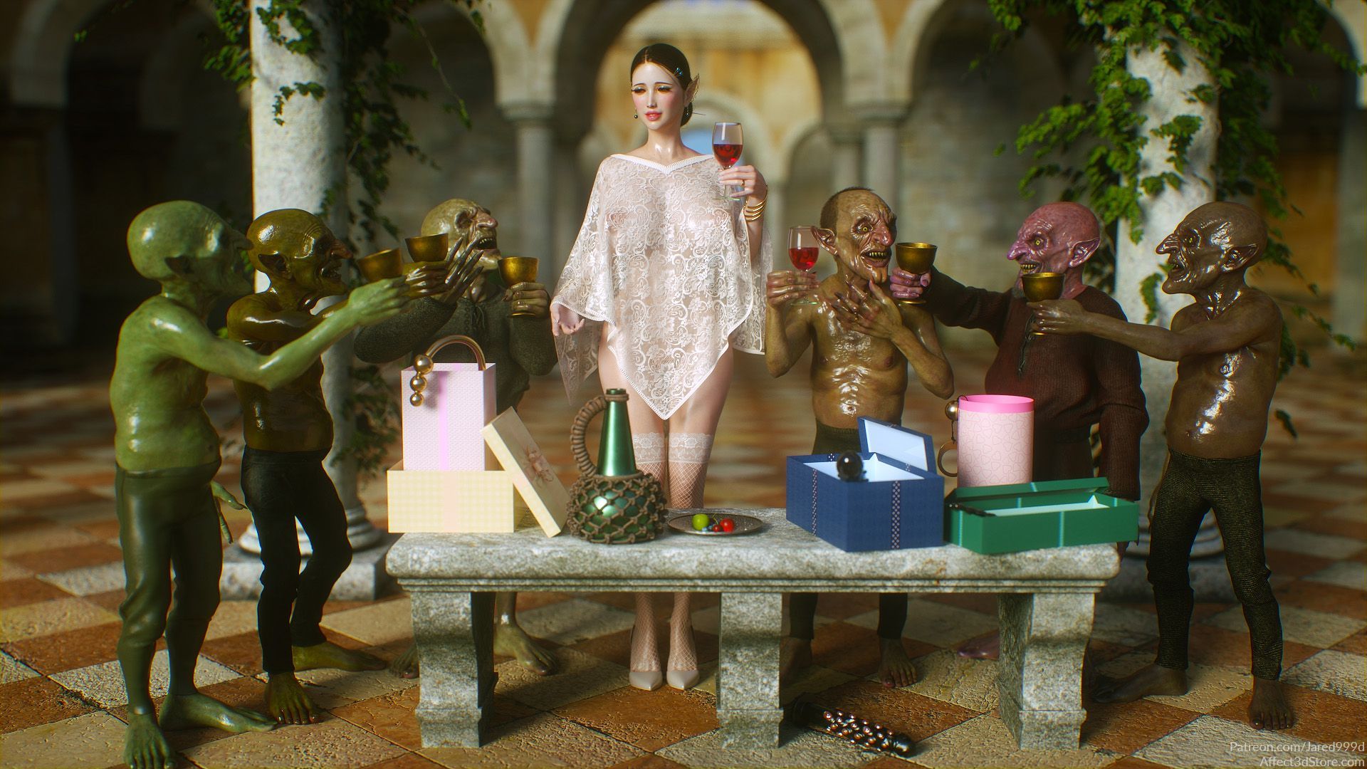 Đọc truyện hentai Elf Slave - Chapter 5: Goblin Bride - Main Set