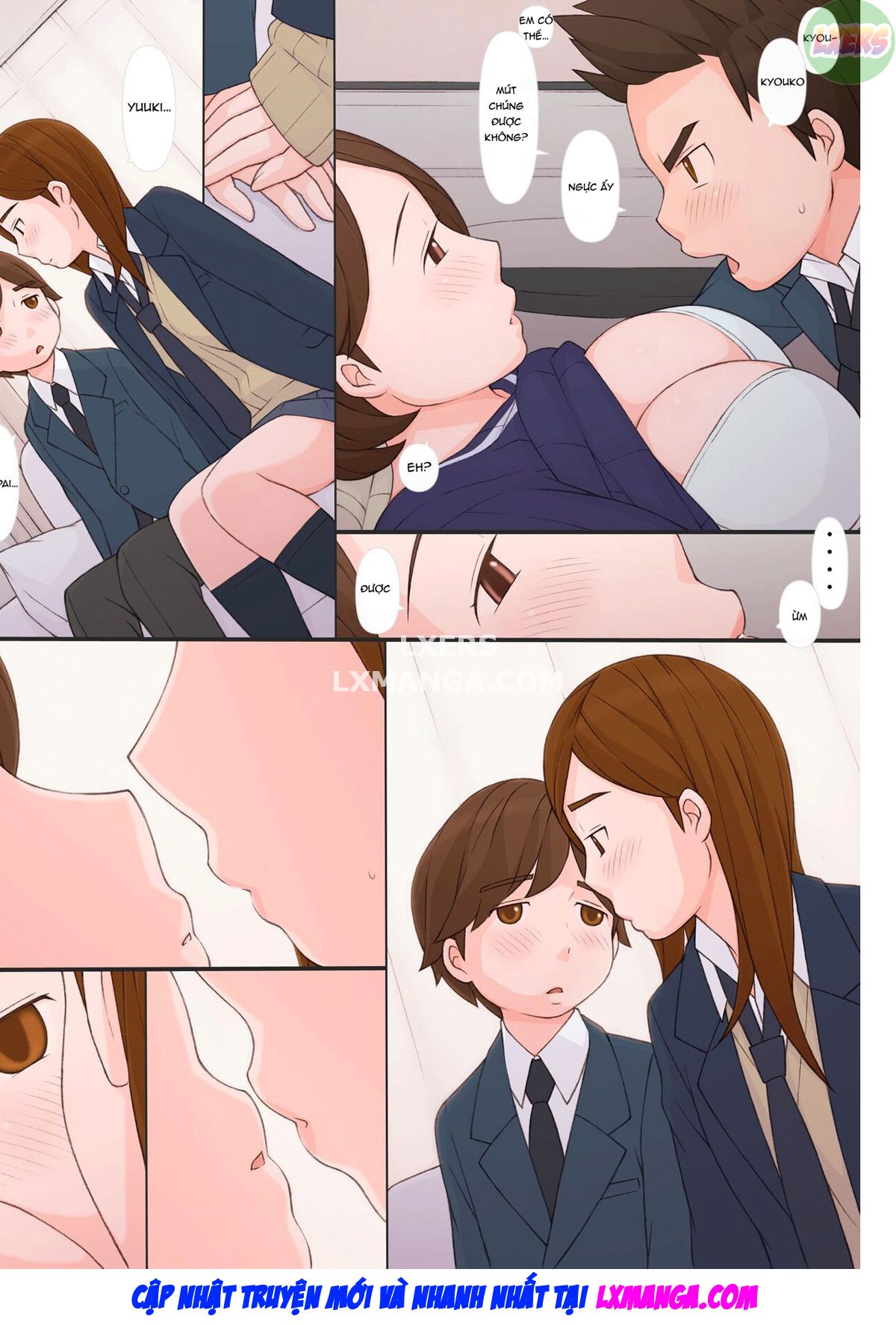 Đọc truyện hentai Chị gái lừa cậu em trai liếm lồn - Oneshot