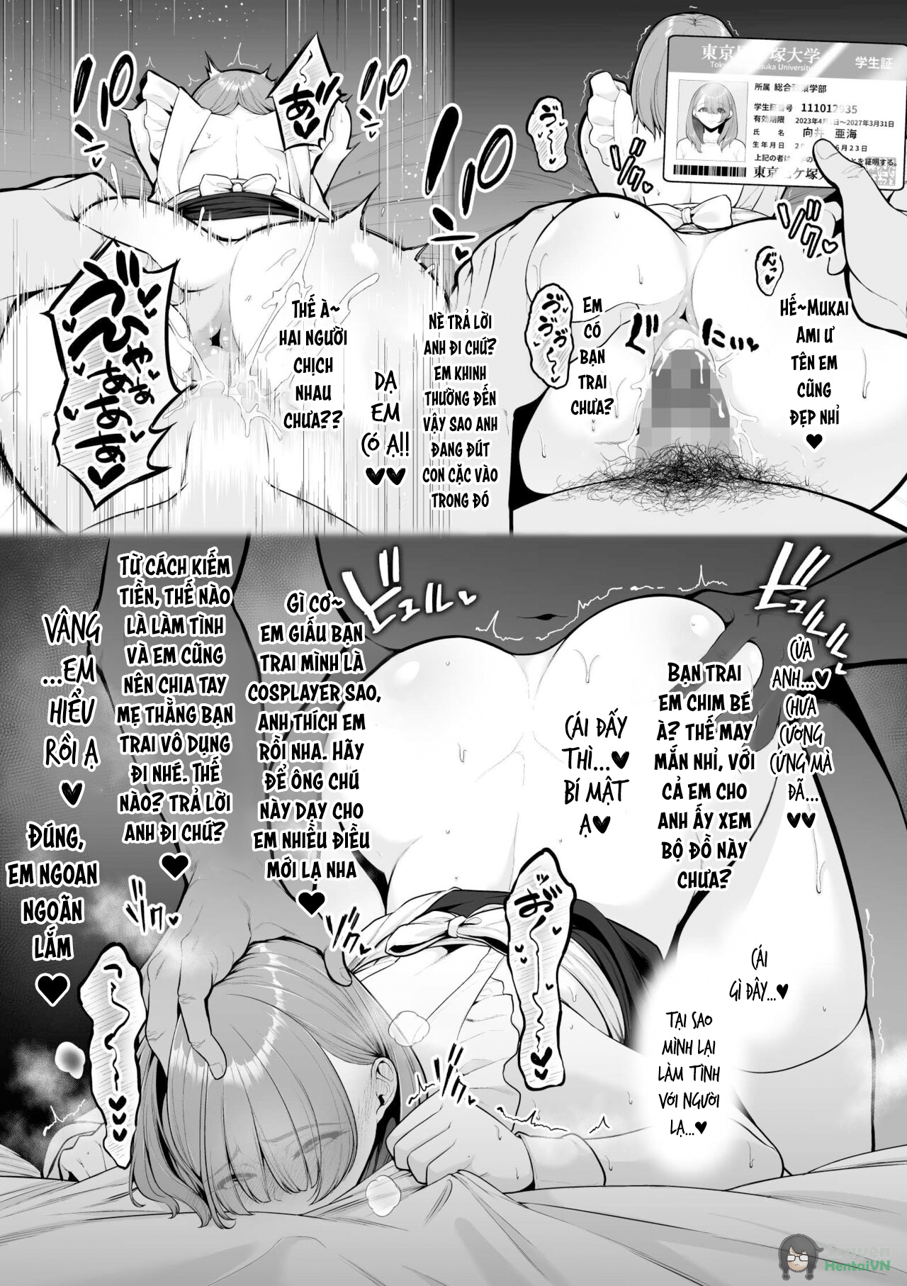 Đọc truyện hentai Nữ sinh ngực khủng, bị chú caramen chăn thịt - Oneshot