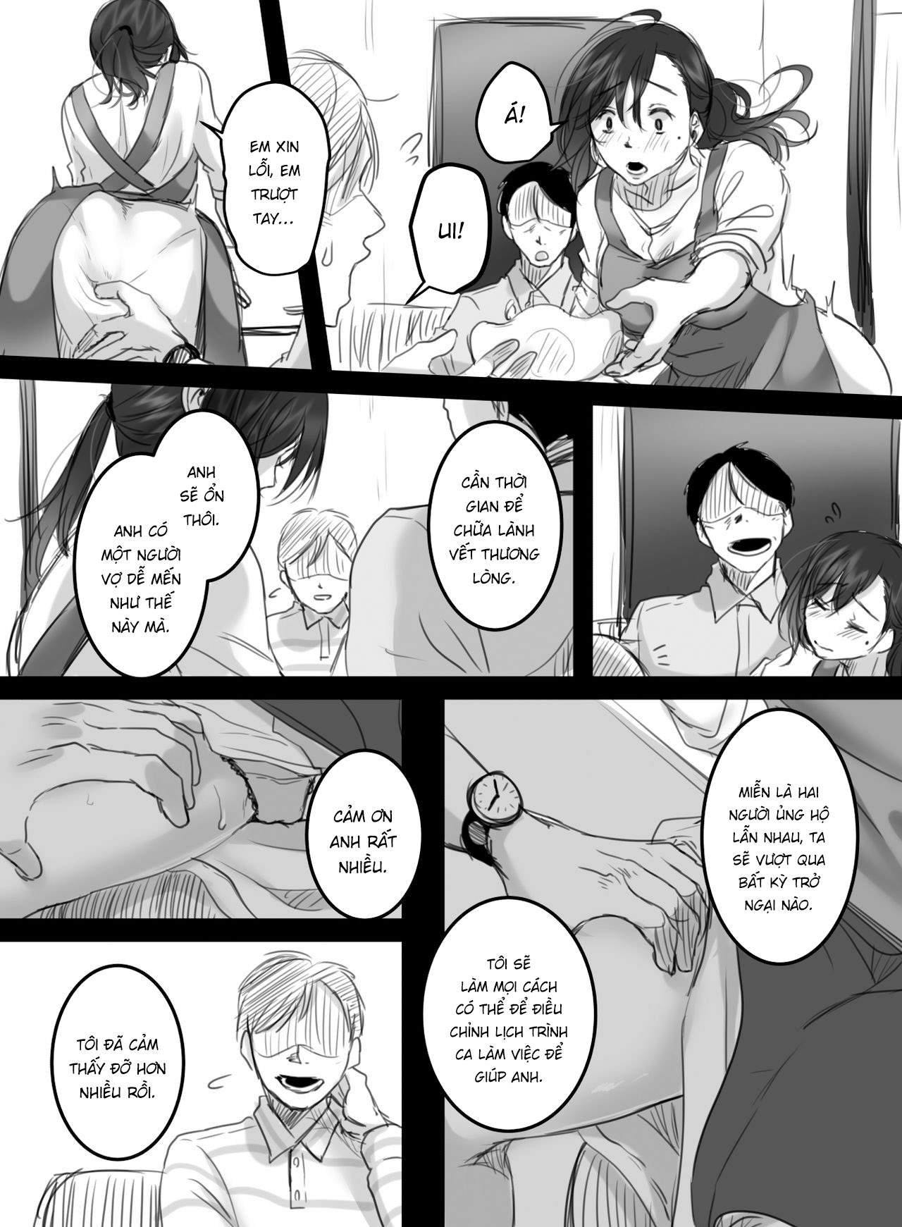 Đọc truyện hentai 15 phút tăng ca - Chương 2.1: Chương của người quản lí