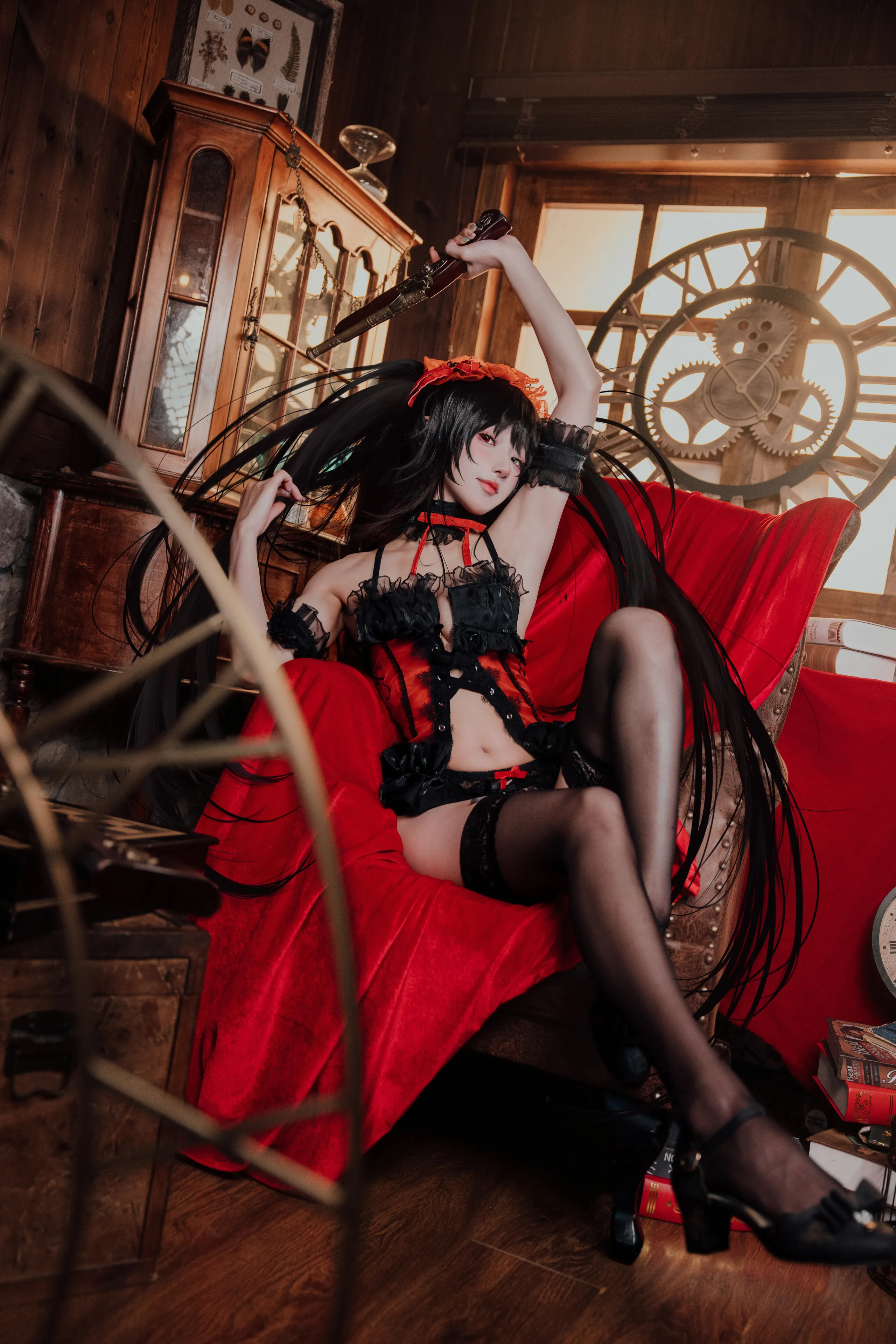 Đọc truyện hentai Tuyển tập Albums siêu phẩm Cosplay - Chap 1008 - Ah Bao is also a bunny girl Tokisaki Kurumi