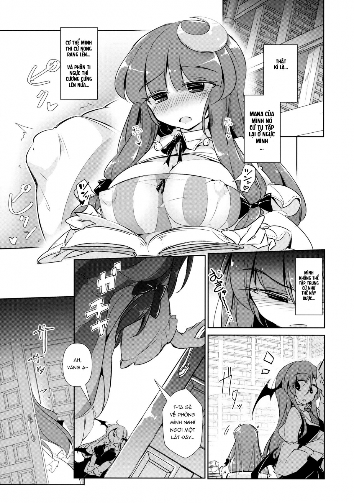 Đọc truyện hentai PatchouKoa Nyuuetsu Shujuu Gyakutenda (Touhou Project) - Oneshot