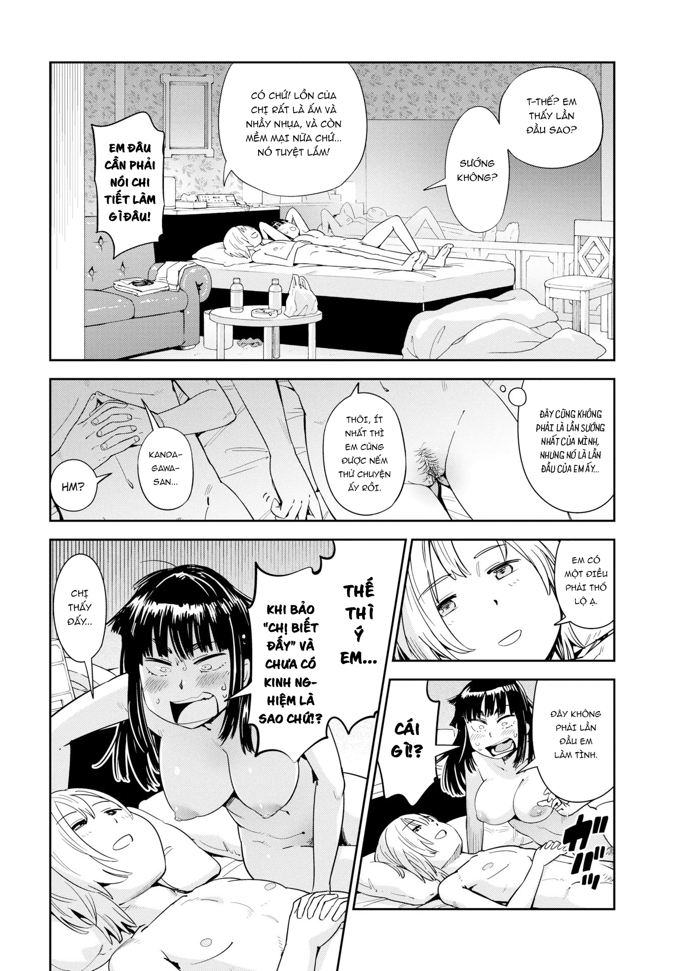 Đọc truyện hentai Em có thể dựa vào Kandagawa-san mà!? - Oneshot