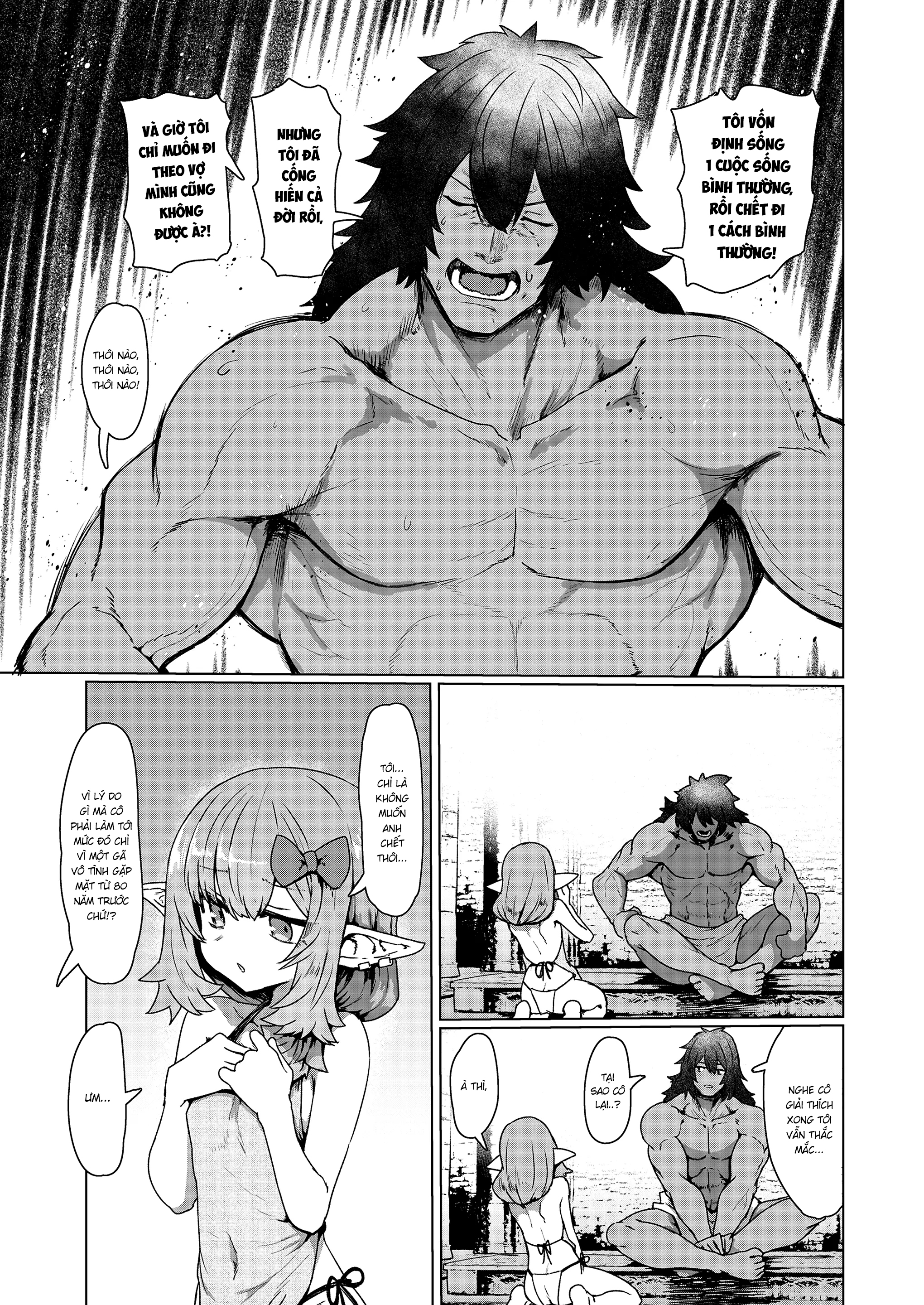 Đọc truyện hentai Yakkai na Fan Elf - Oneshot