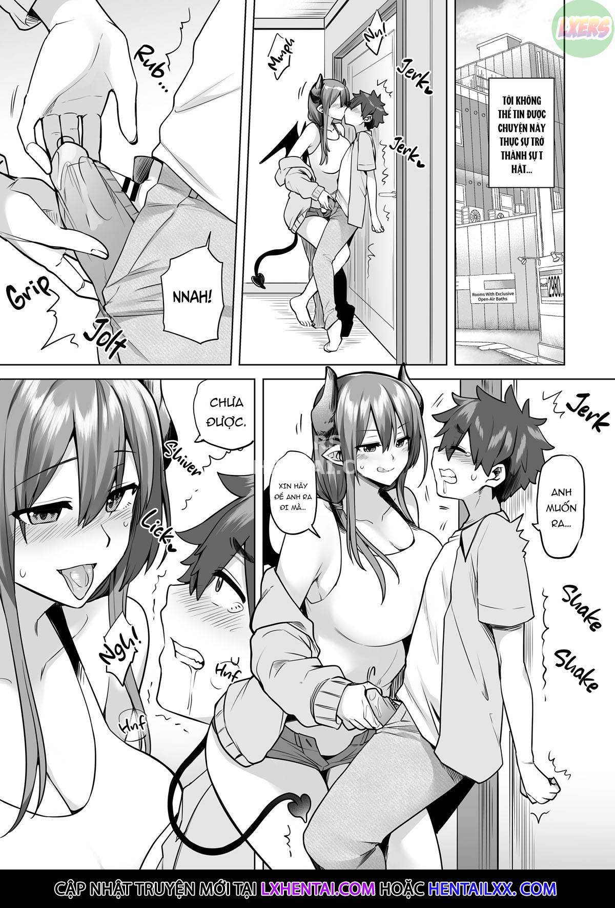 Đọc truyện hentai Những quý cô Succubus trong sứ mệnh vắt sữa - Oneshot