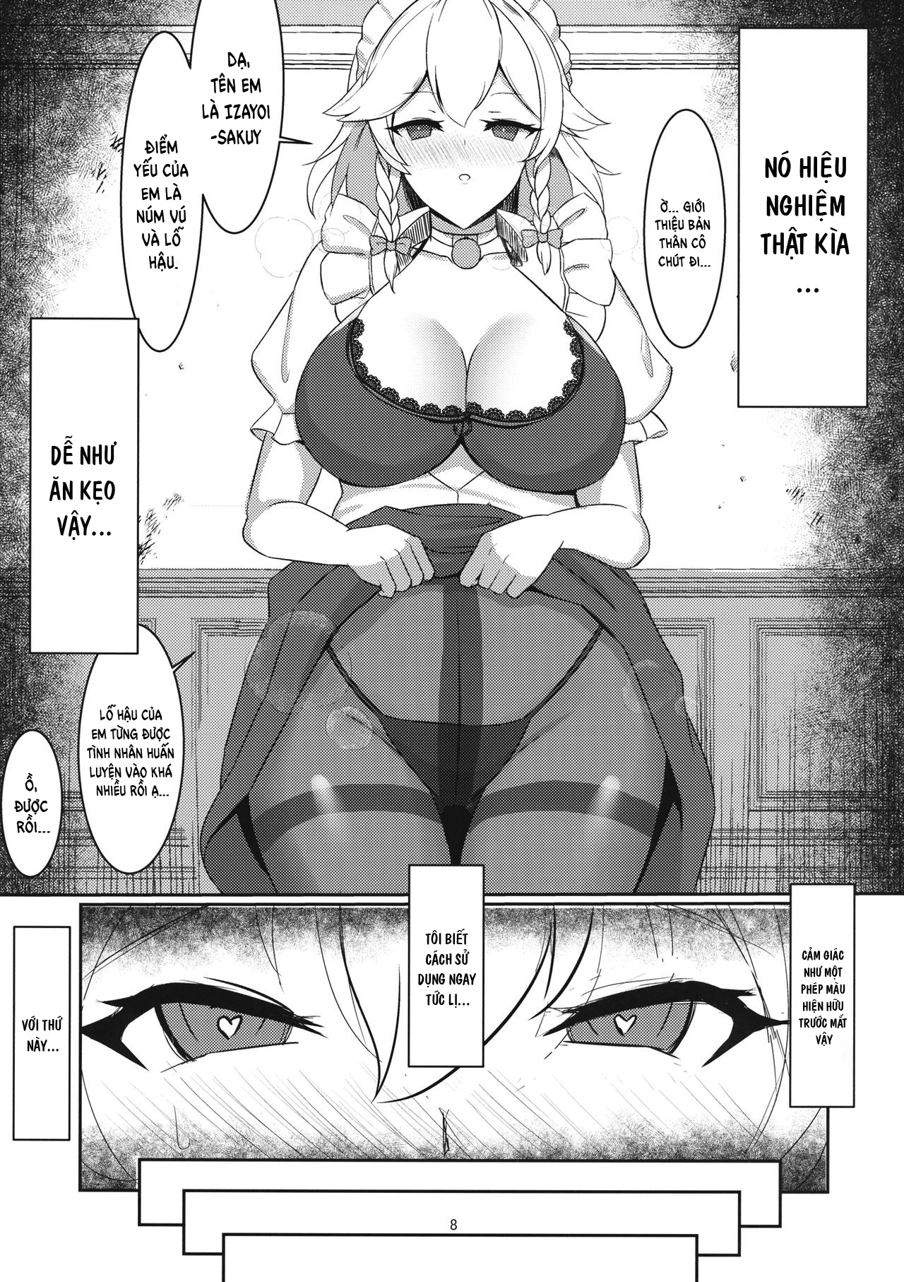 Đọc truyện hentai Izayoi Sakuya Kaihou Saimin - Oneshot