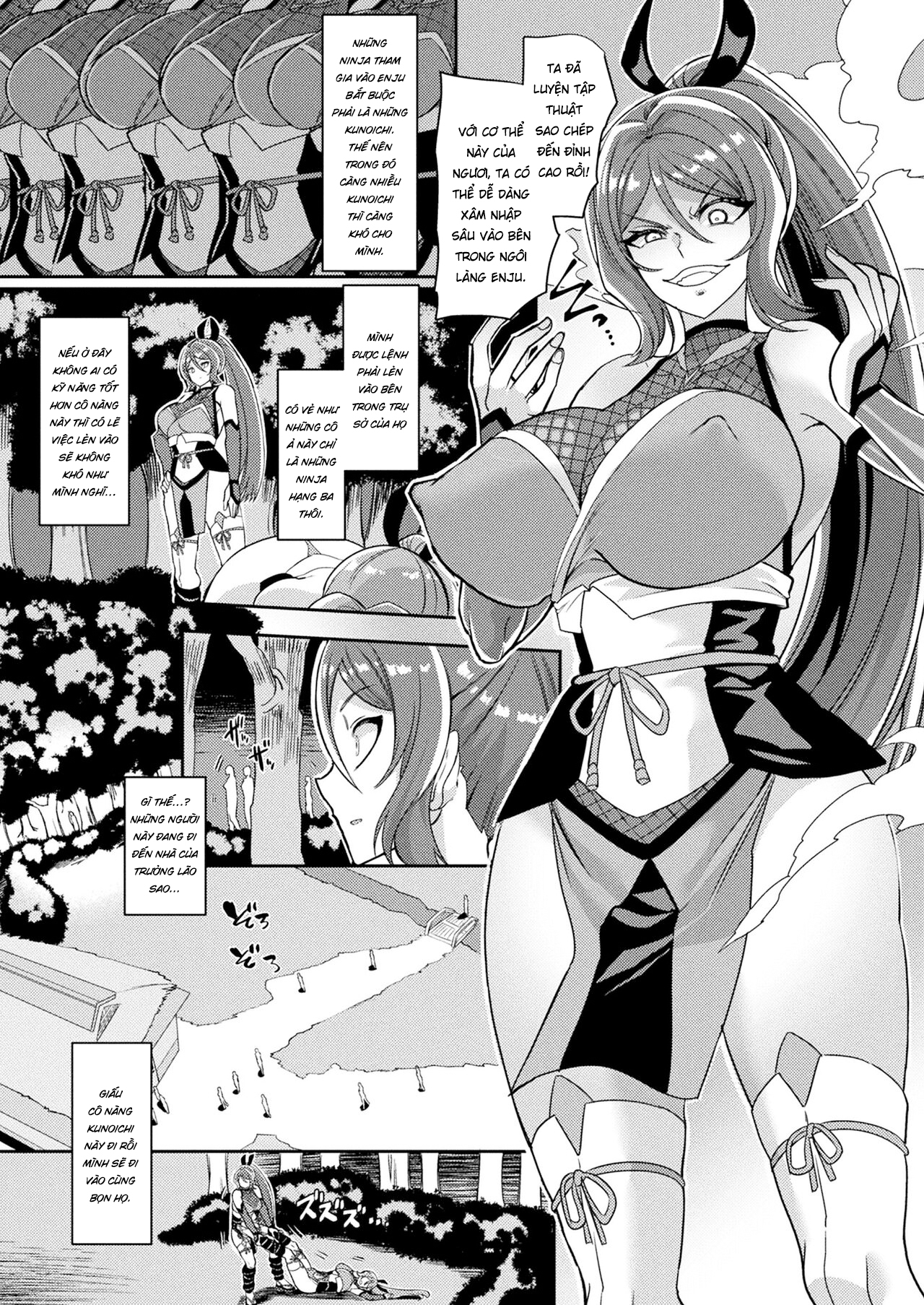 Đọc truyện hentai Bí mật của làng Kunoichi - Oneshot