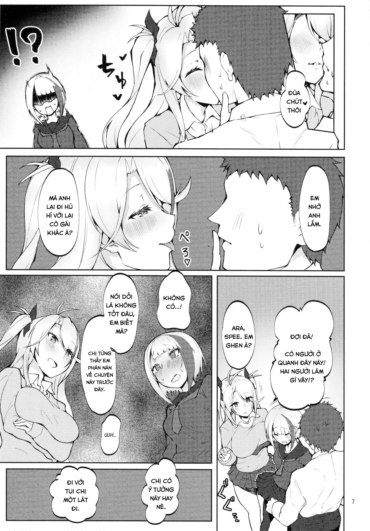 Đọc truyện hentai Anh có thích tàu chị em trong bộ đồng phục không? - Oneshot