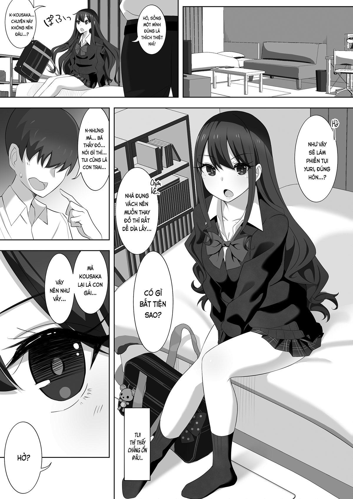 Đọc truyện hentai Nhỏ hàng xóm kêu ngạo biến nhà tôi thành ...nơi trú ẩn... rồi chui vô ngủ và… (nguyên tác) - Oneshot