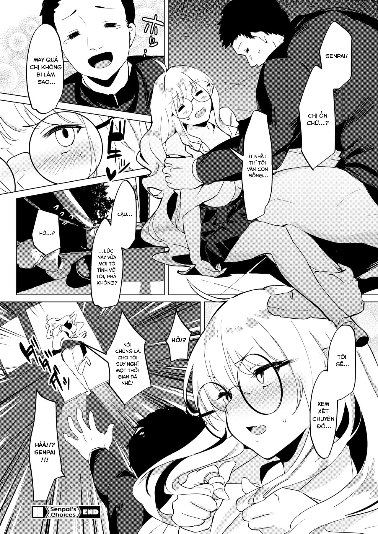 Đọc truyện hentai Cô nàng Senpai ngực bự đeo kính và những lựa chọn - Oneshot