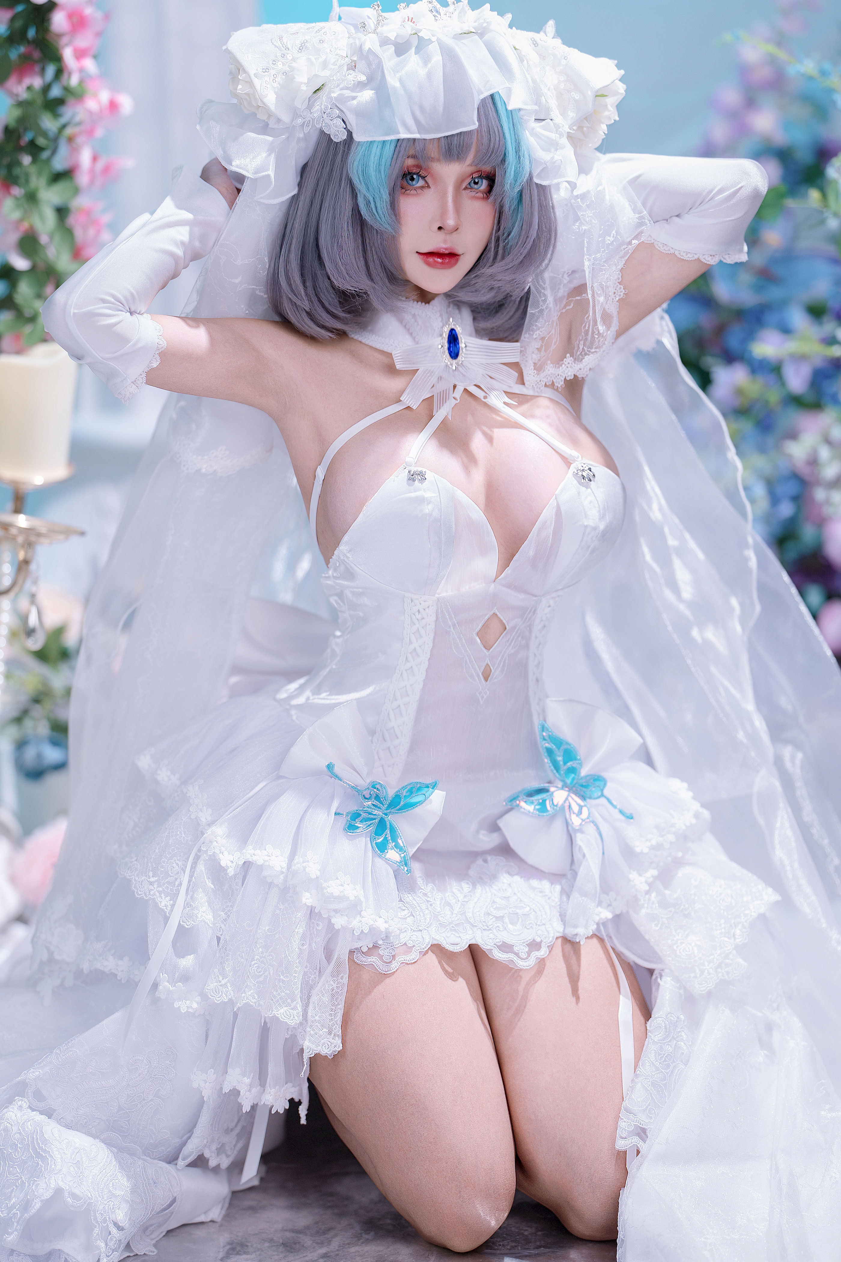 Đọc truyện hentai Tuyển tập Albums siêu phẩm Cosplay - Chap 1416 - Sayo Momo - Bride Cheshire