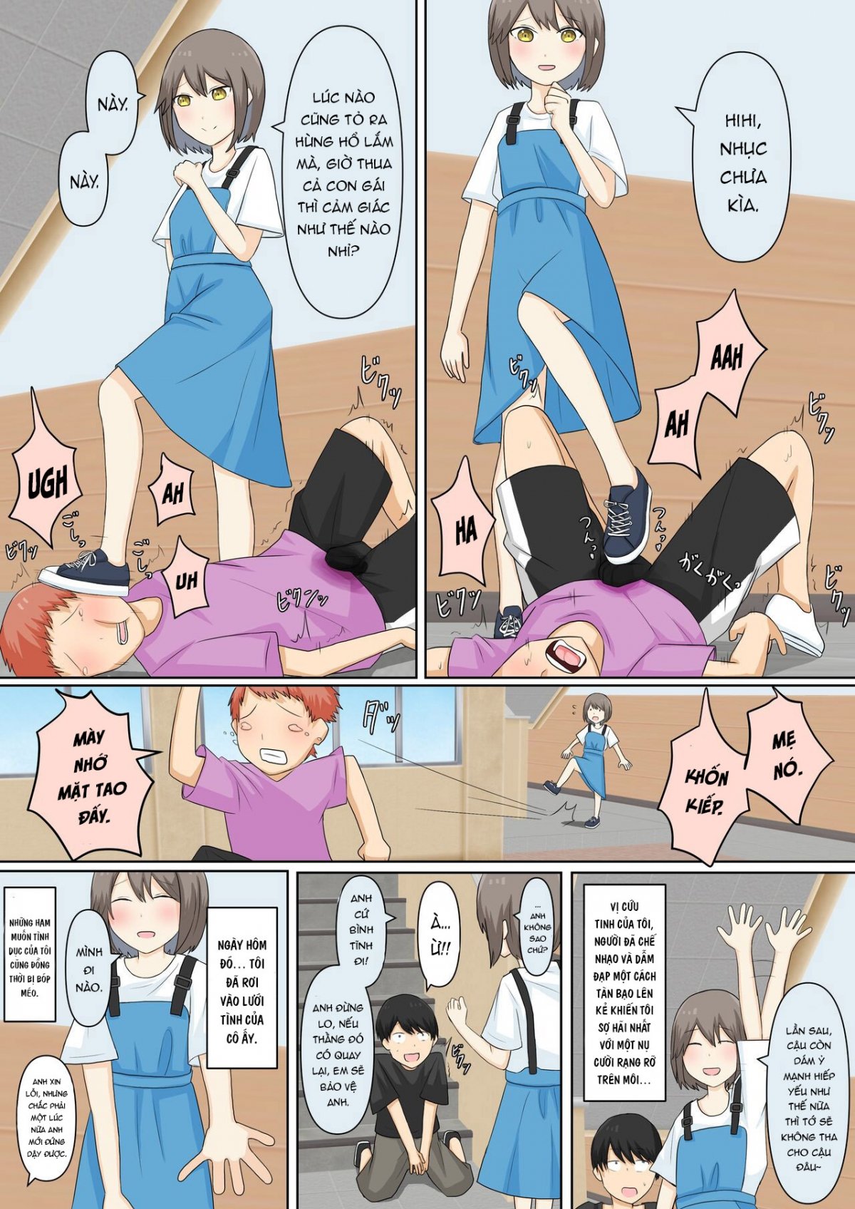 Đọc truyện hentai Bị bạn gái bắt nạt - Oneshot